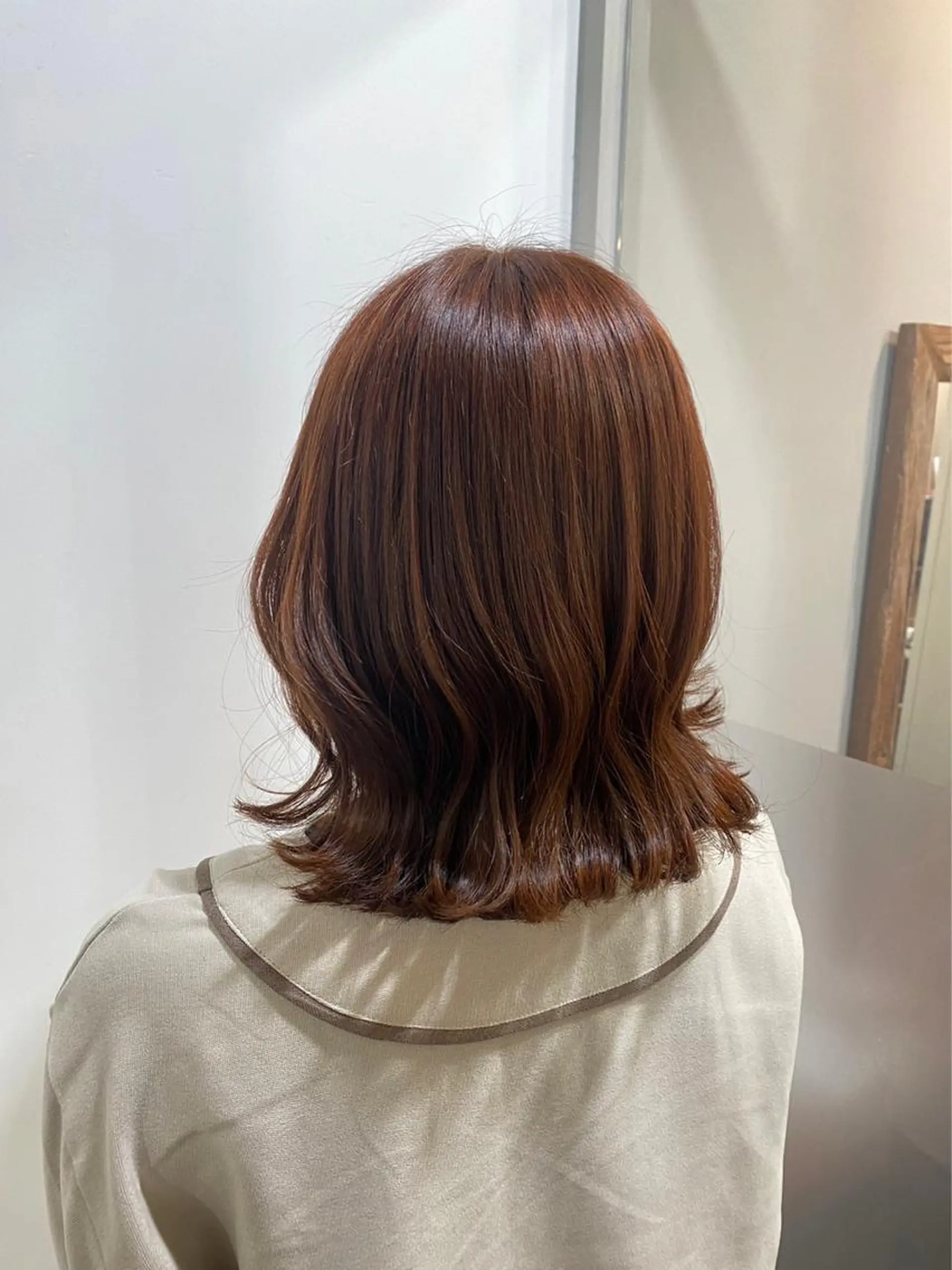 ミディアム ヘアカラー トリートメント つじ みさきのヘアスタイル