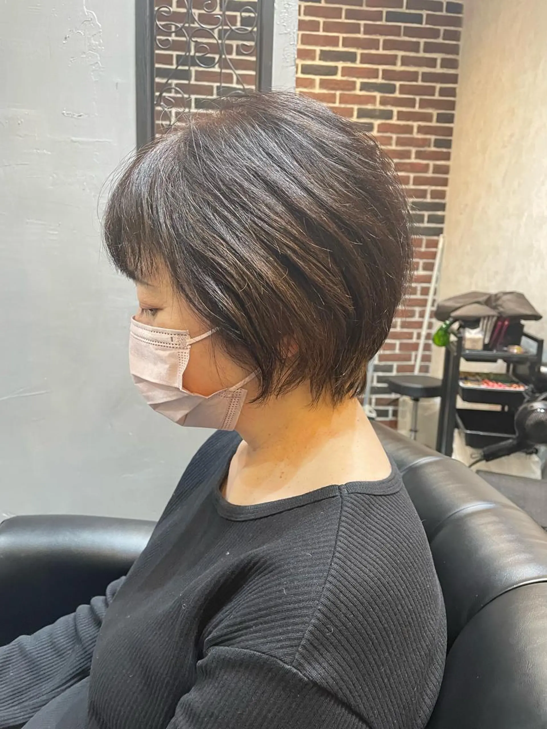 ショート ショートヘア 飯塚 沙衣のヘアスタイル