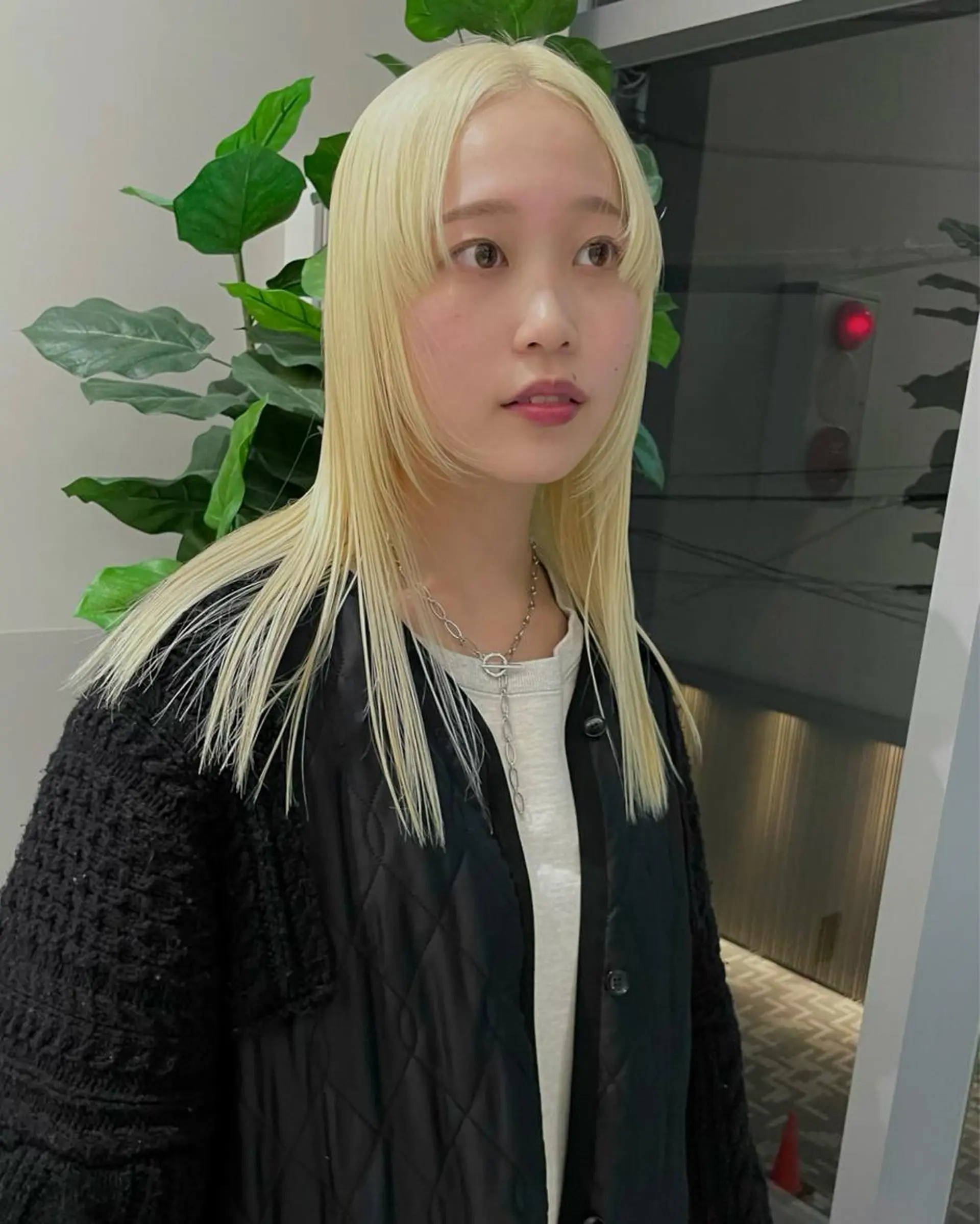 ミディアム カラー カット ヘアカラー トリートメント SALOWIN所属・ブリーチ🧹 ボブ✨レイヤーのヘアスタイル