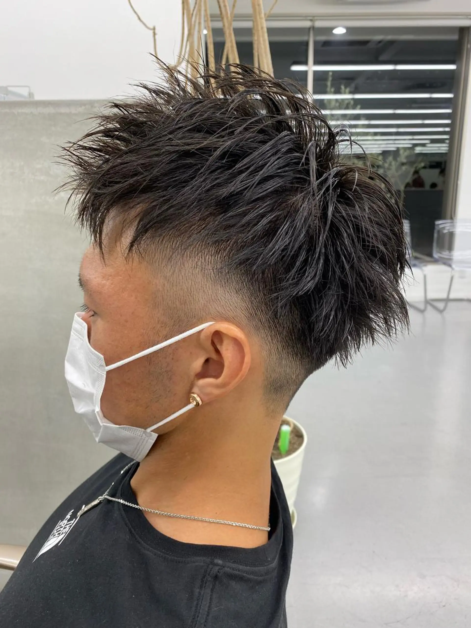 ショート メンズ フェードカット 小岸 竜のヘアスタイル