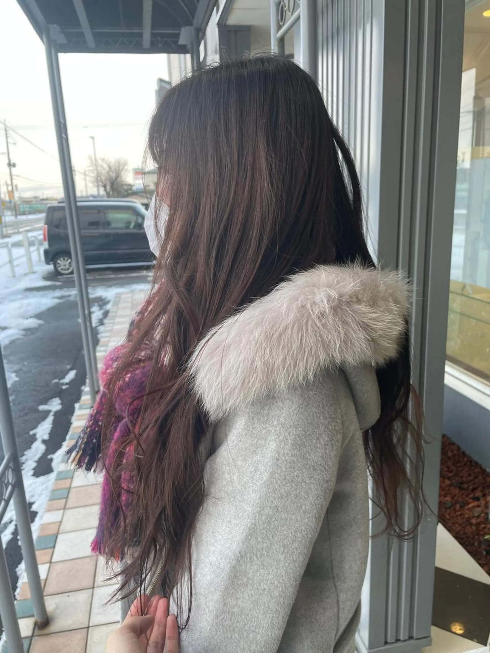 ロング カラー トリートメント カット ヘアカラー 佐々木 麻純のヘアスタイル