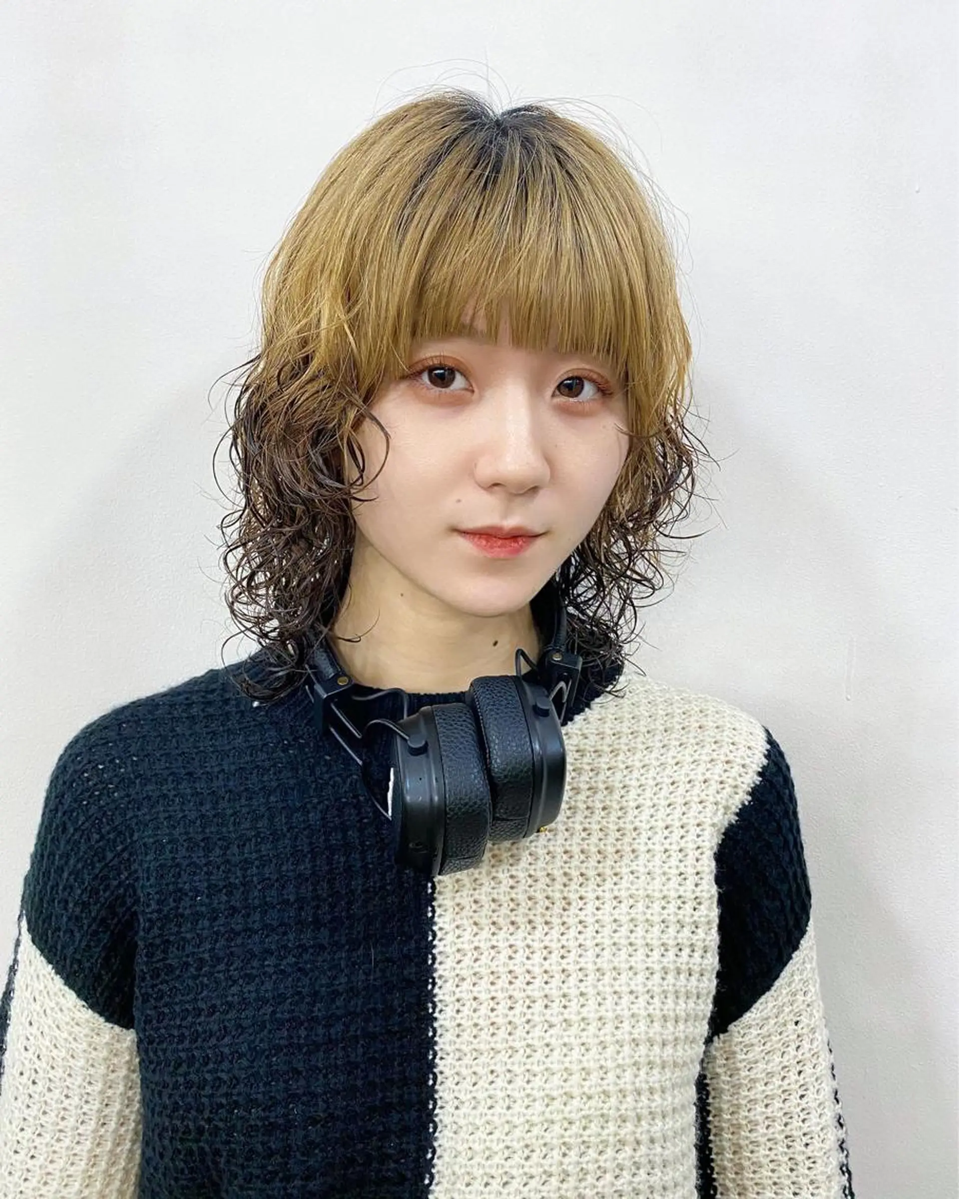 セミロング パーマ カット パーマ トリートメント パーマ、髪質改善 菊地美月のヘアスタイル