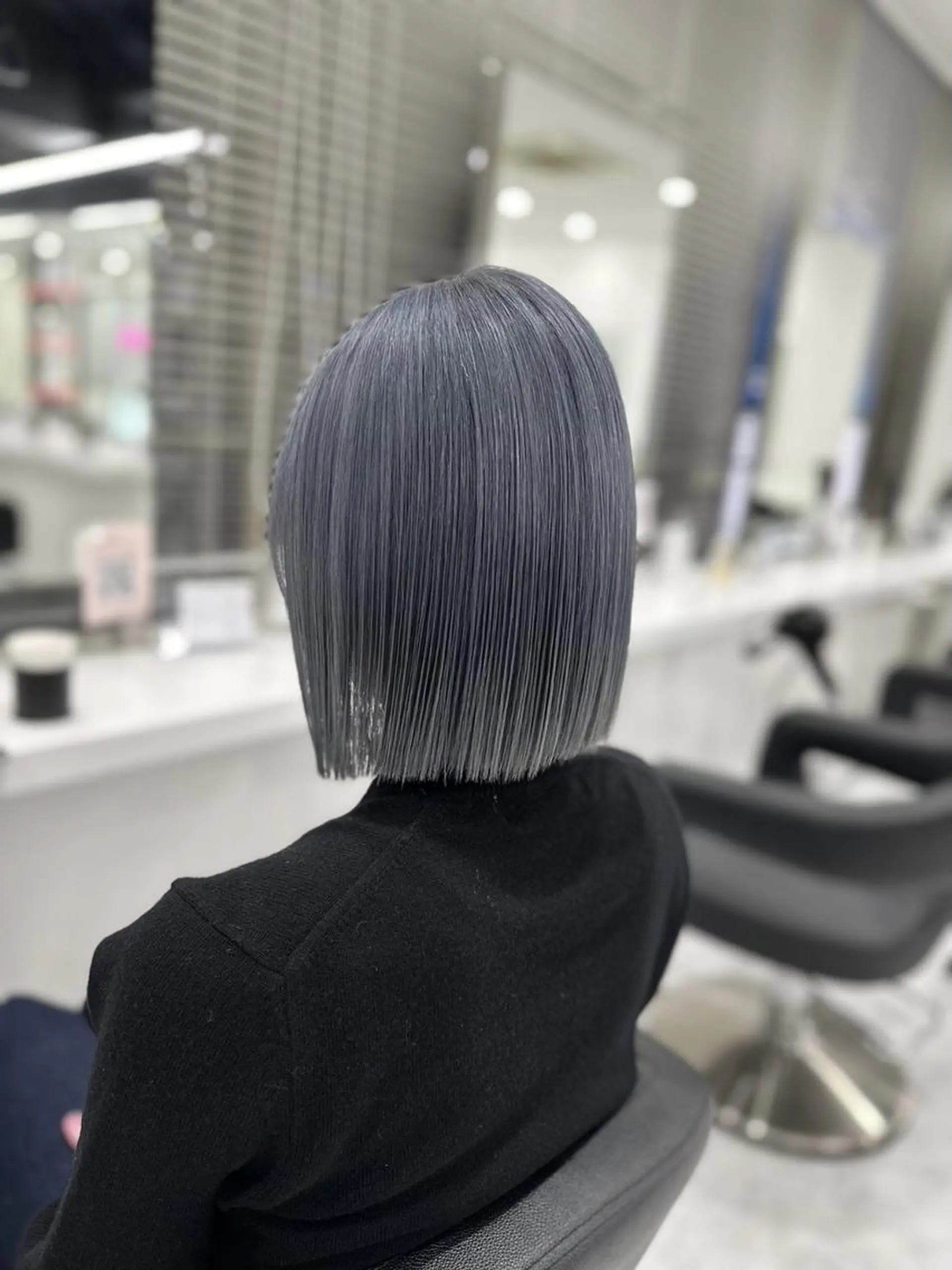 セミロング 🤍韓国寒色カラー 🤍MADOKAのヘアスタイル