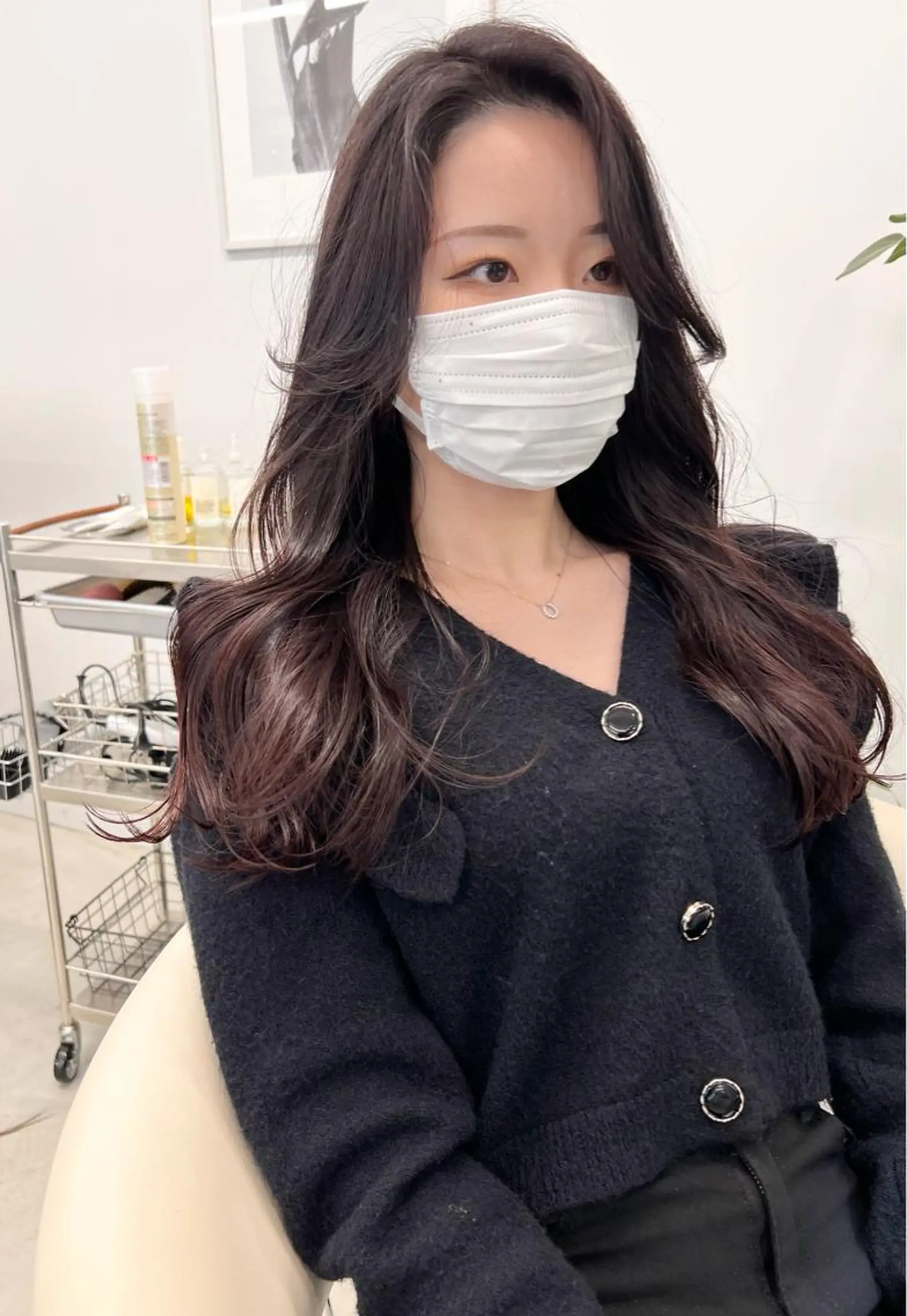 ロング カラー カット ヘアカラー トリートメント 樫原裕二 /柔らかいカラーのヘアスタイル