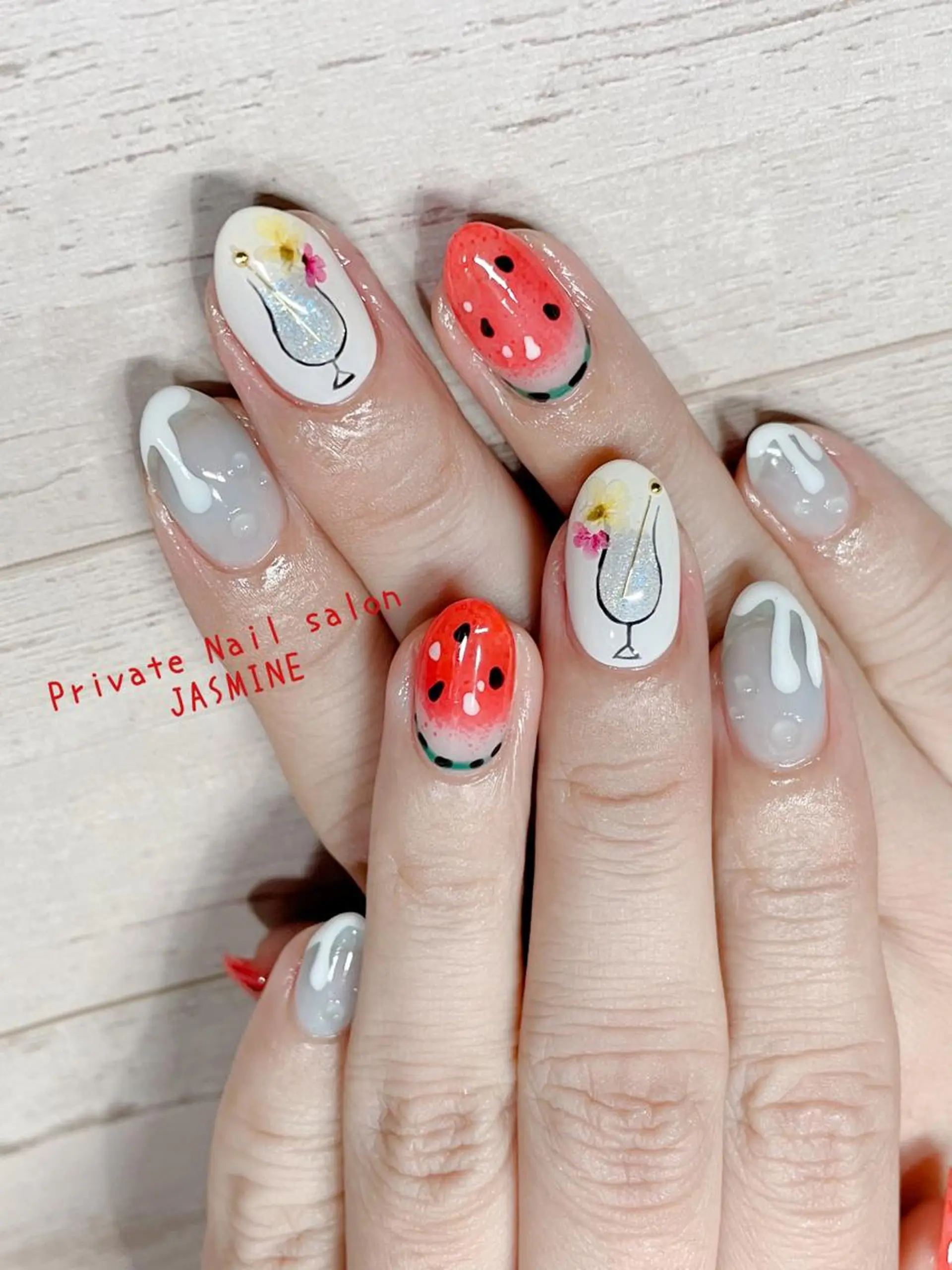 ネイル 夏ネイル Nail salon JASMINEのネイルデザイン