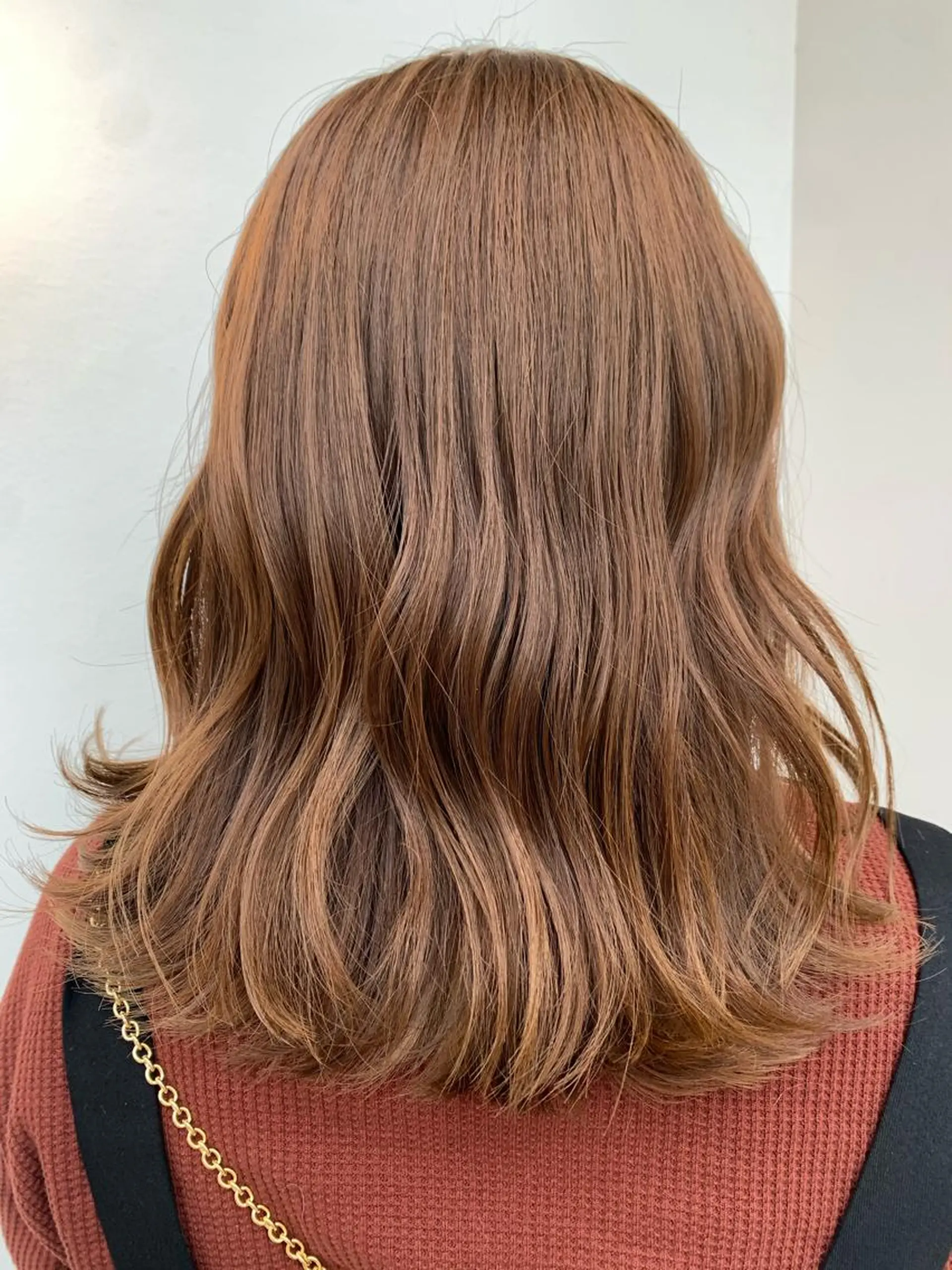 ミディアム カラー ベージュカラー ブリーチ ミルクティーベージュ ブリーチなしカラー カット ヘアカラー トリートメント 中目黒🌼 🌼ハナのヘアスタイル