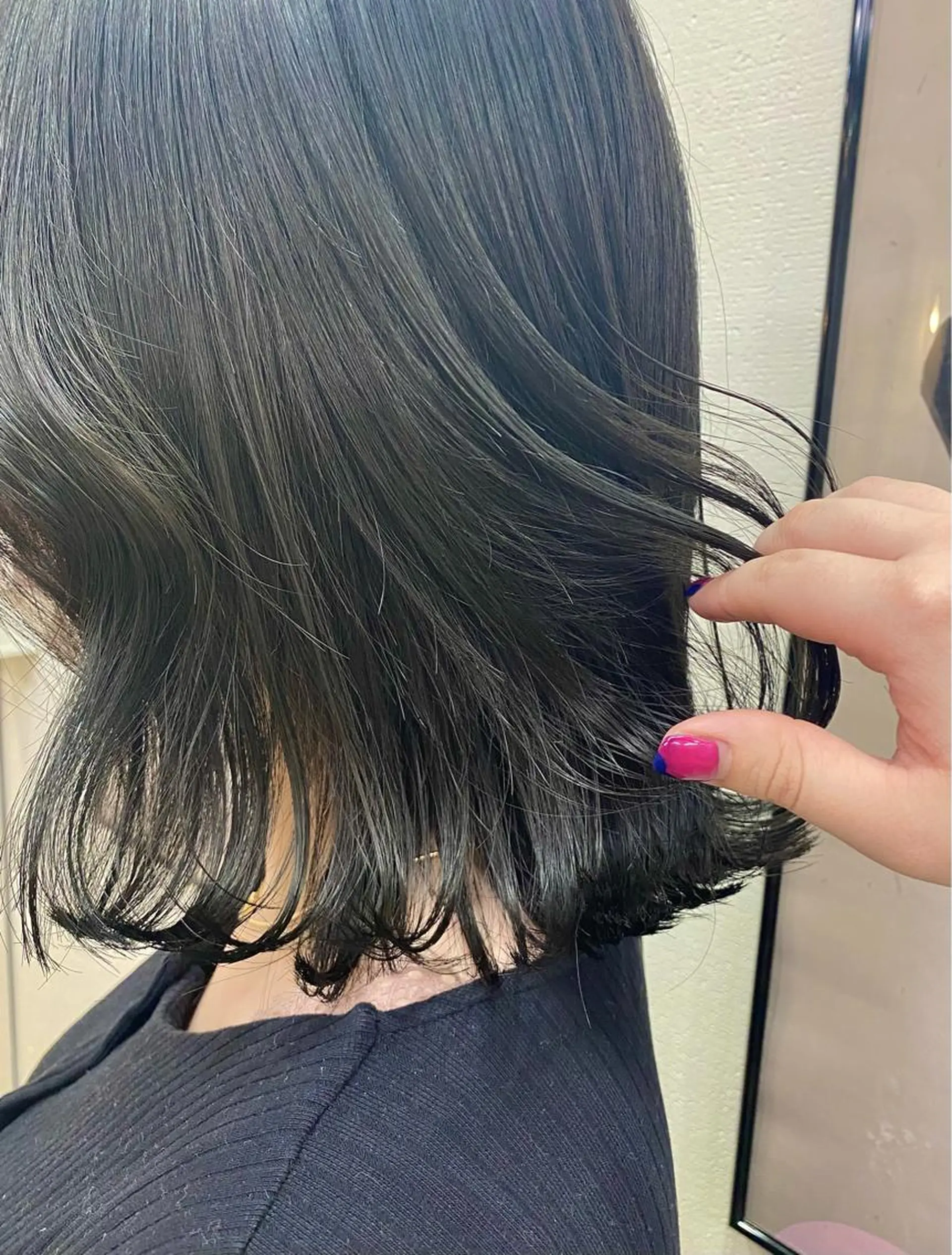 ミディアム カラー グレージュ ヘアカラー 暖色カラー/天神/ ヘイマサクラのヘアスタイル