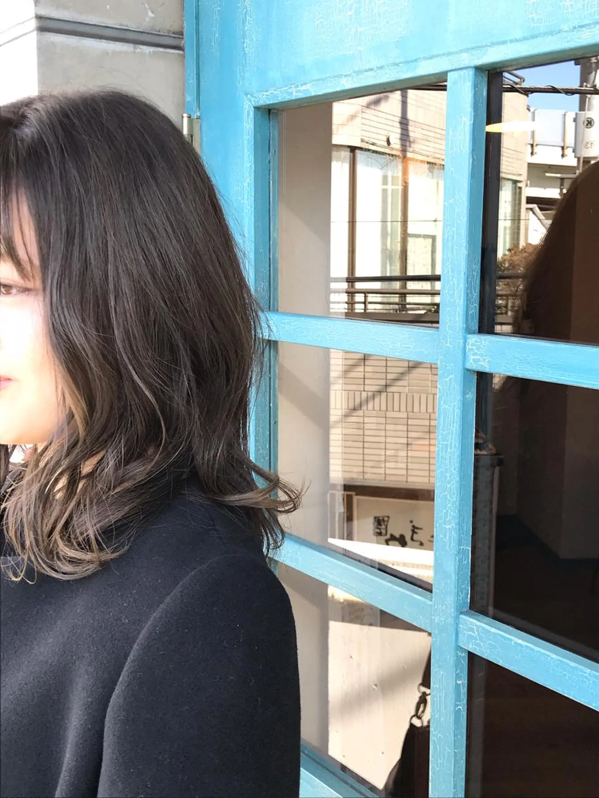 ミディアム アメリラブヘアー 土屋 洋平のヘアスタイル