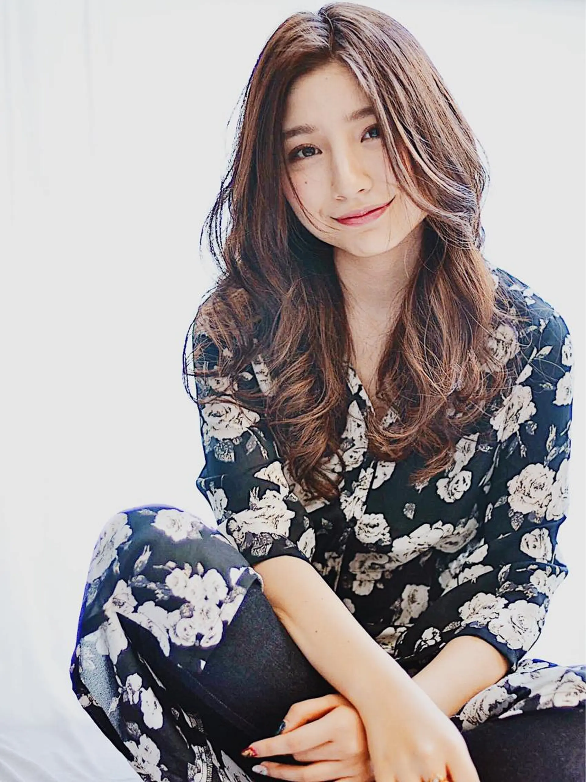 ミディアム セミロング ロング カラー パーマ ヘアアレンジ ロング トリートメント 野口 秀人 🦋髪質改善🫧のヘアスタイル