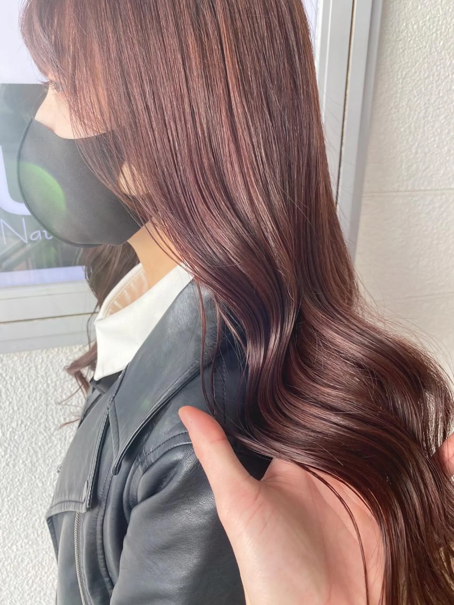 ロング カラー カット ヘアカラー トリートメント レイヤー/ベージュ カラー/ハシモトのヘアスタイル