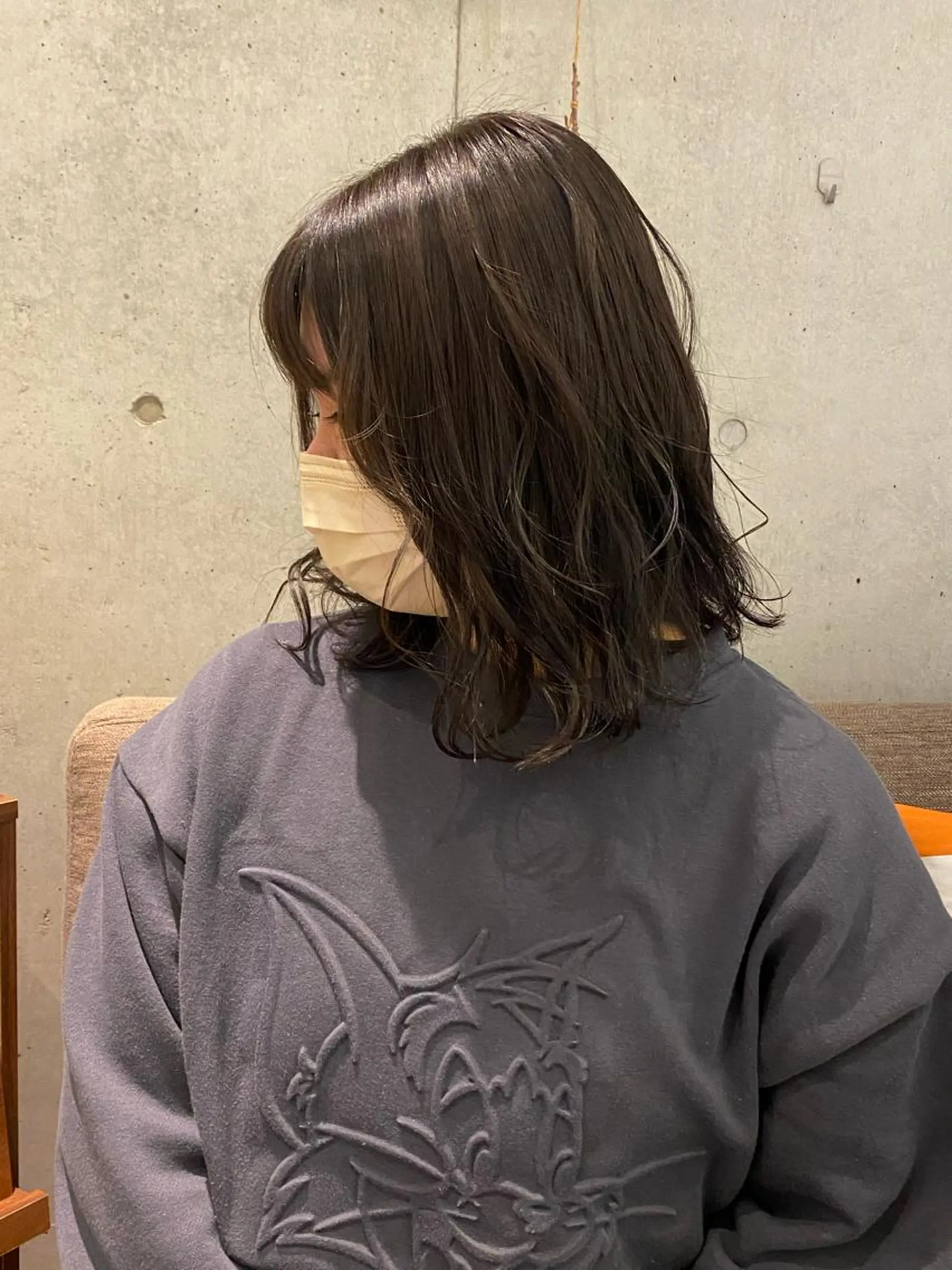 ミディアム カラー アッシュ アッシュブラウン ブラウンカラー ヘアカラー ヘッドスパ 鈴木 愛美☃のヘアスタイル