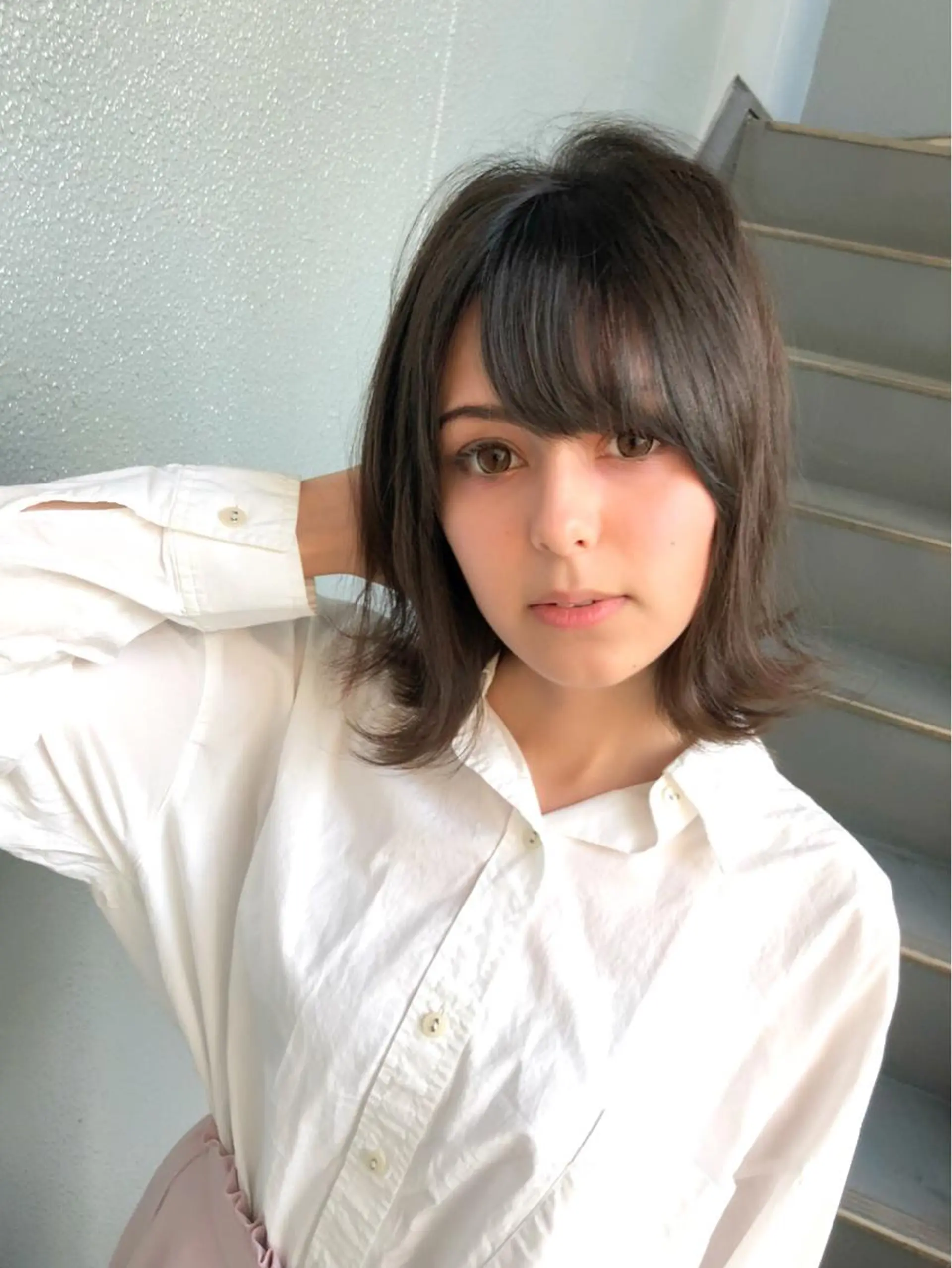 ショート カラー 外ハネヘア カット ヘアカラー FERNA池袋所属・マンツーマン施術✂︎ 金田尚久🎨のヘアスタイル