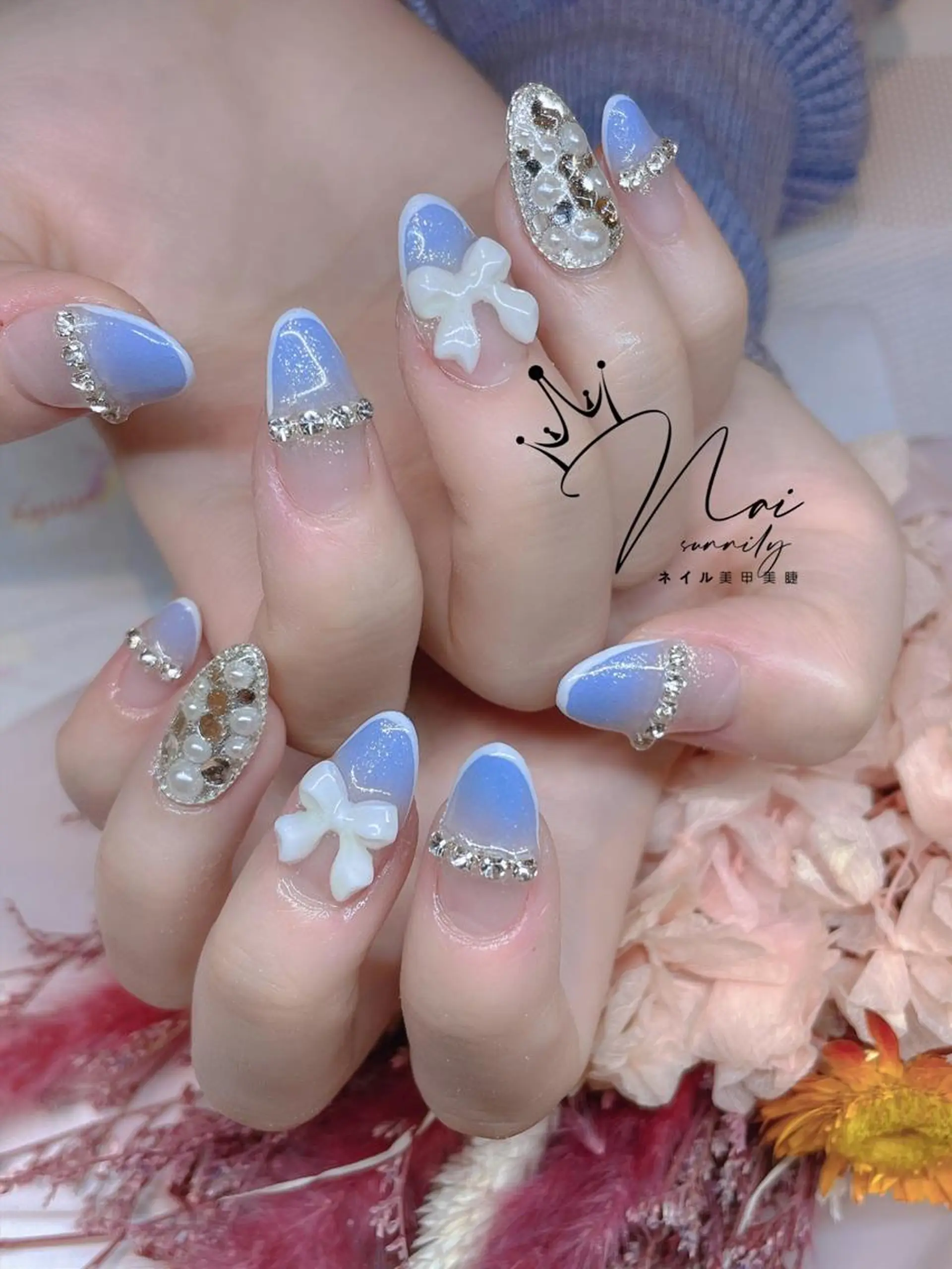 ネイル 長さだし専門店 M2　rikaのネイルデザイン