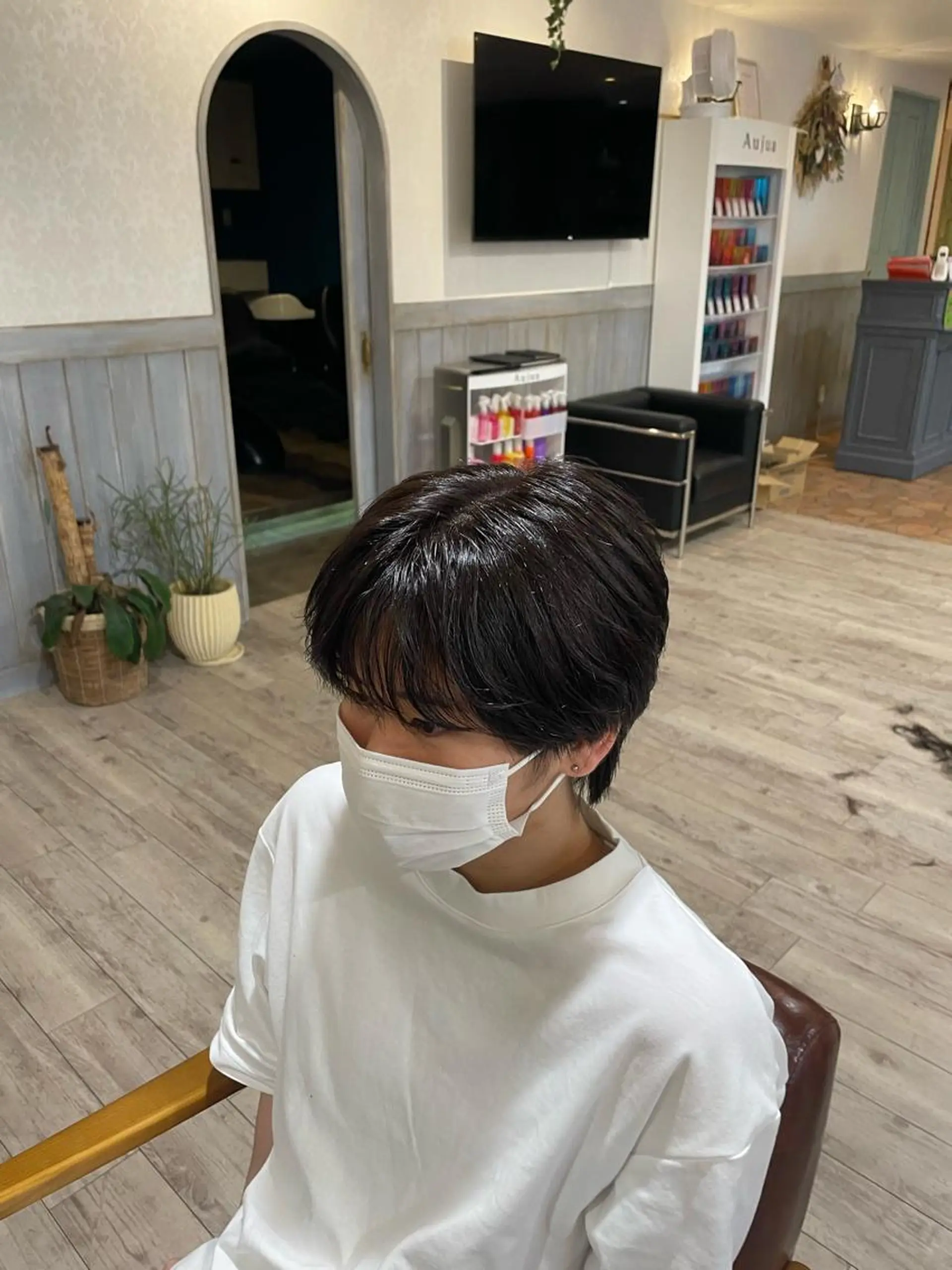 カラー パーマ メンズ メンズ韓国風 メンズウルフカット ウルフカット 船橋駅南口徒歩5分 キチ/RITSUのヘアスタイル