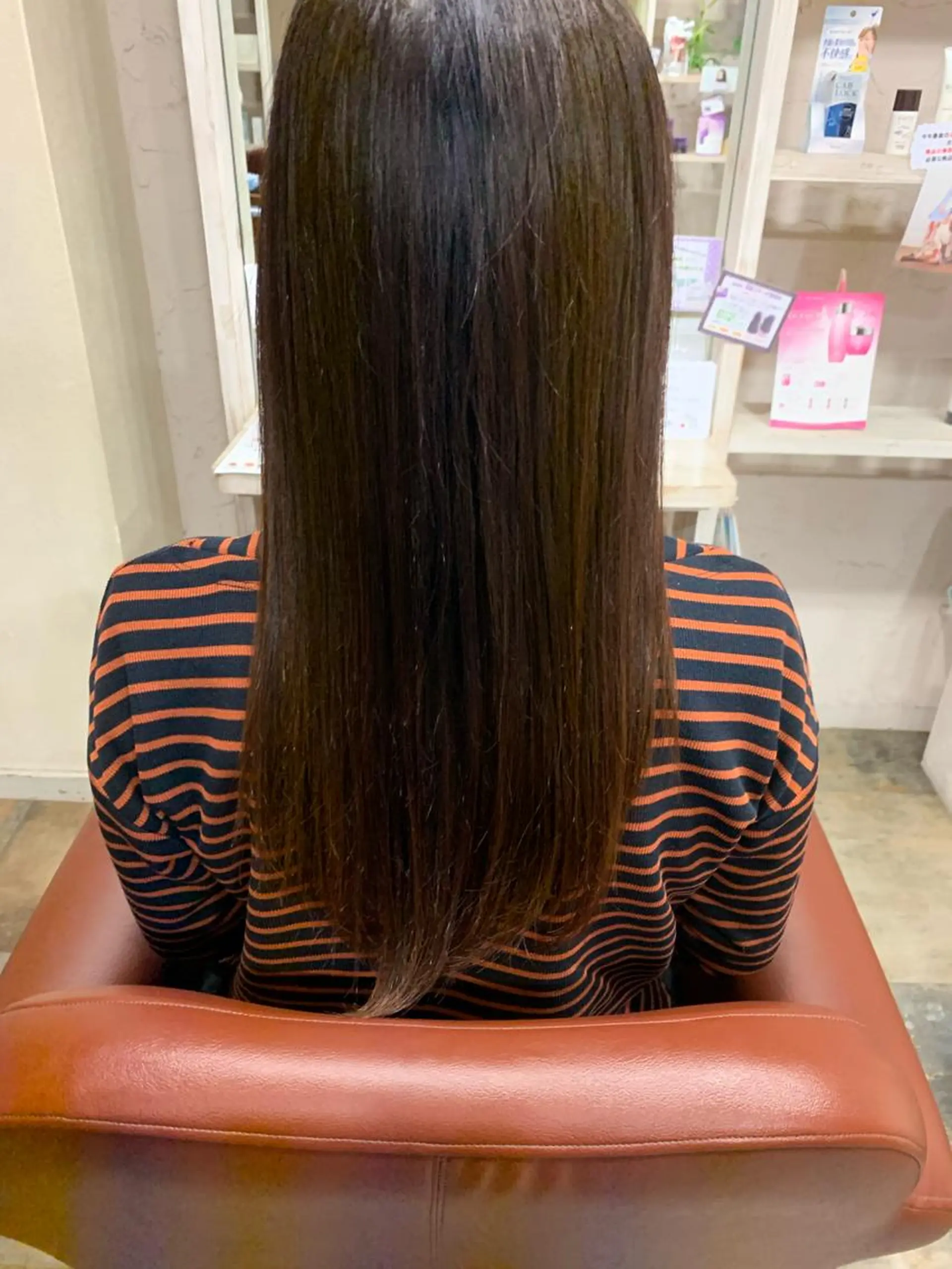セミロング 縮毛矯正 FERIAあべの 🎀中野まや🎀のヘアスタイル