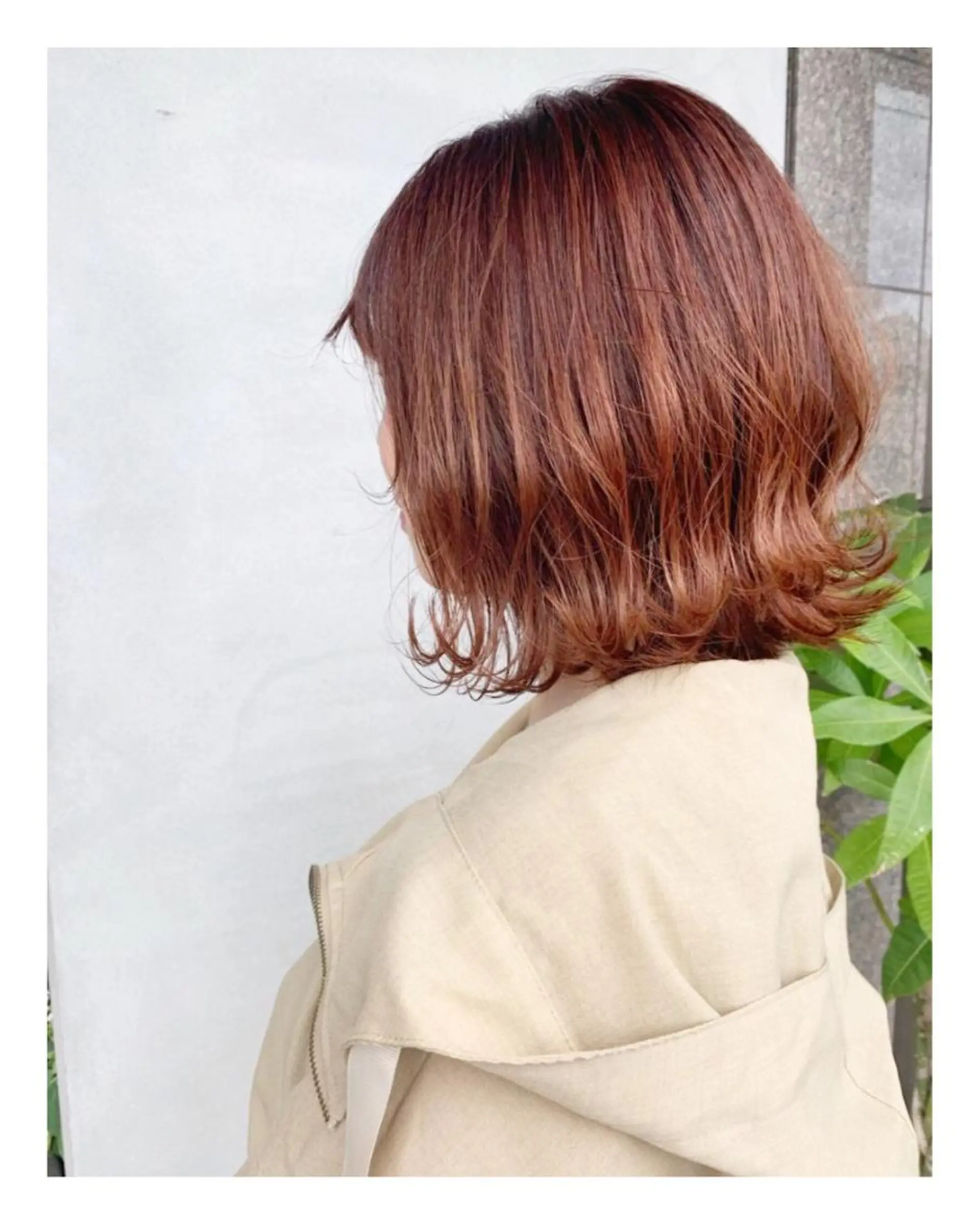 ミディアム オレンジブラウン 河田 海陽のヘアスタイル