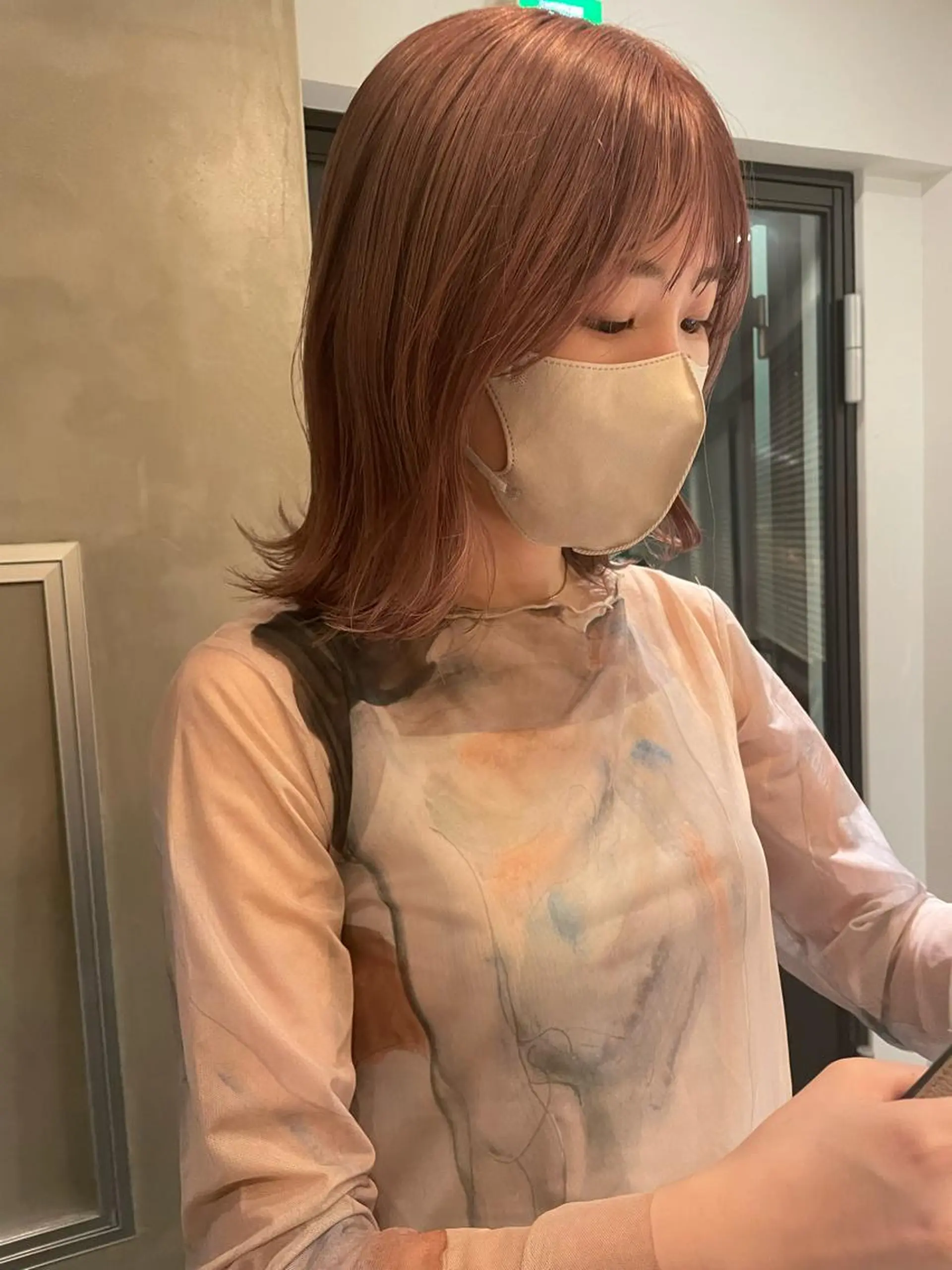 ミディアム カラー classic 新横浜所属・大人girly🛋️ 🤍yukakoのヘアスタイル