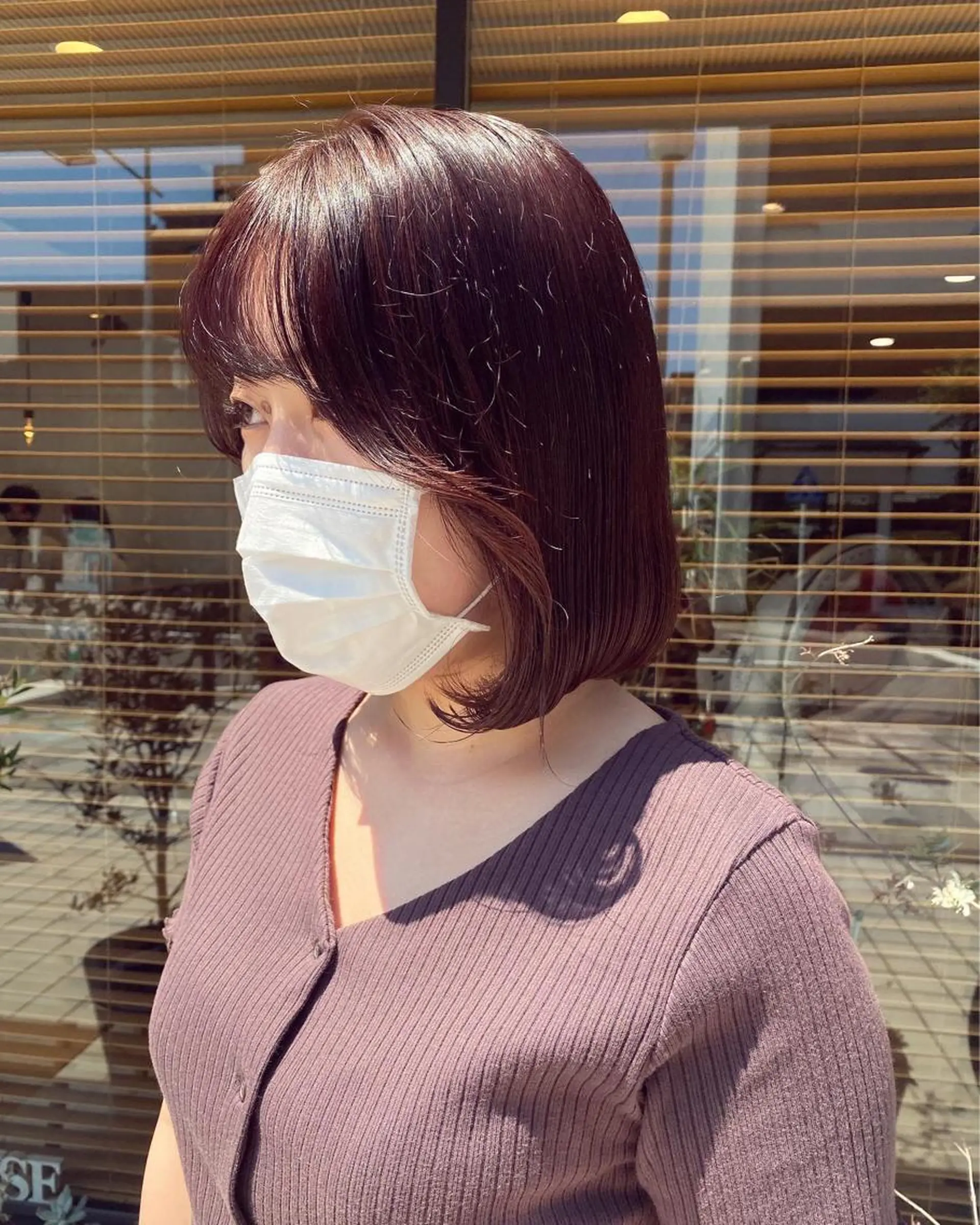 ミディアム カラー ヘアアレンジ ブリーチ ブリーチなしカラー ピンクカラー カット ヘアカラー パーマ指名No1 /namiのヘアスタイル