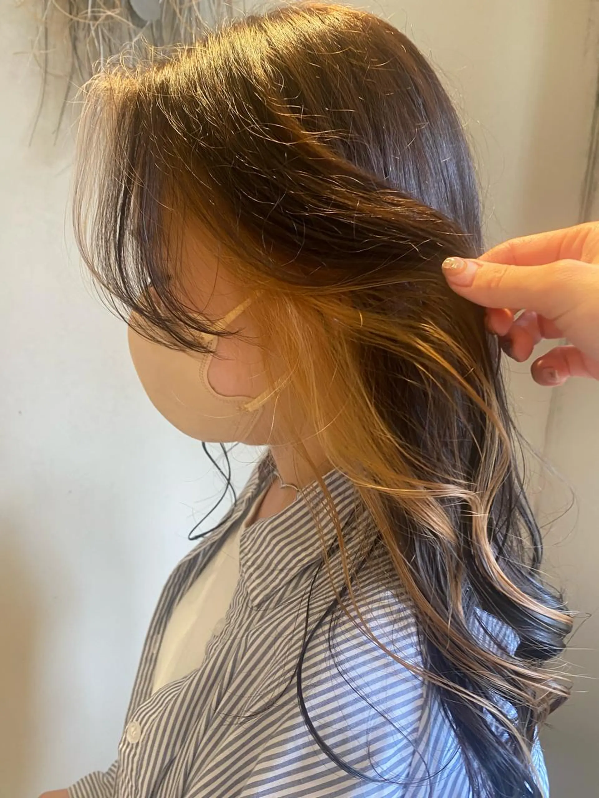 セミロング ヘアカラー トリートメント Arisa MODE K'sのヘアスタイル