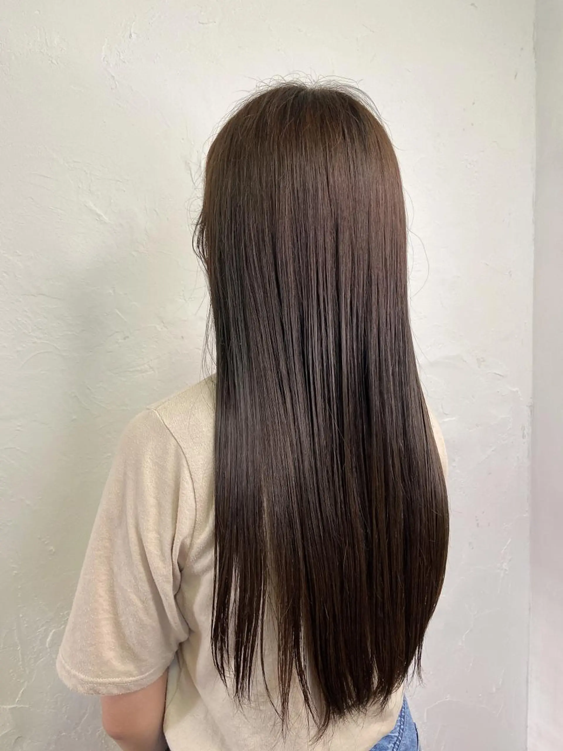 ロング カット ヘアカラー トリートメント NIENTE2nd所属・大良 彩水のヘアスタイル