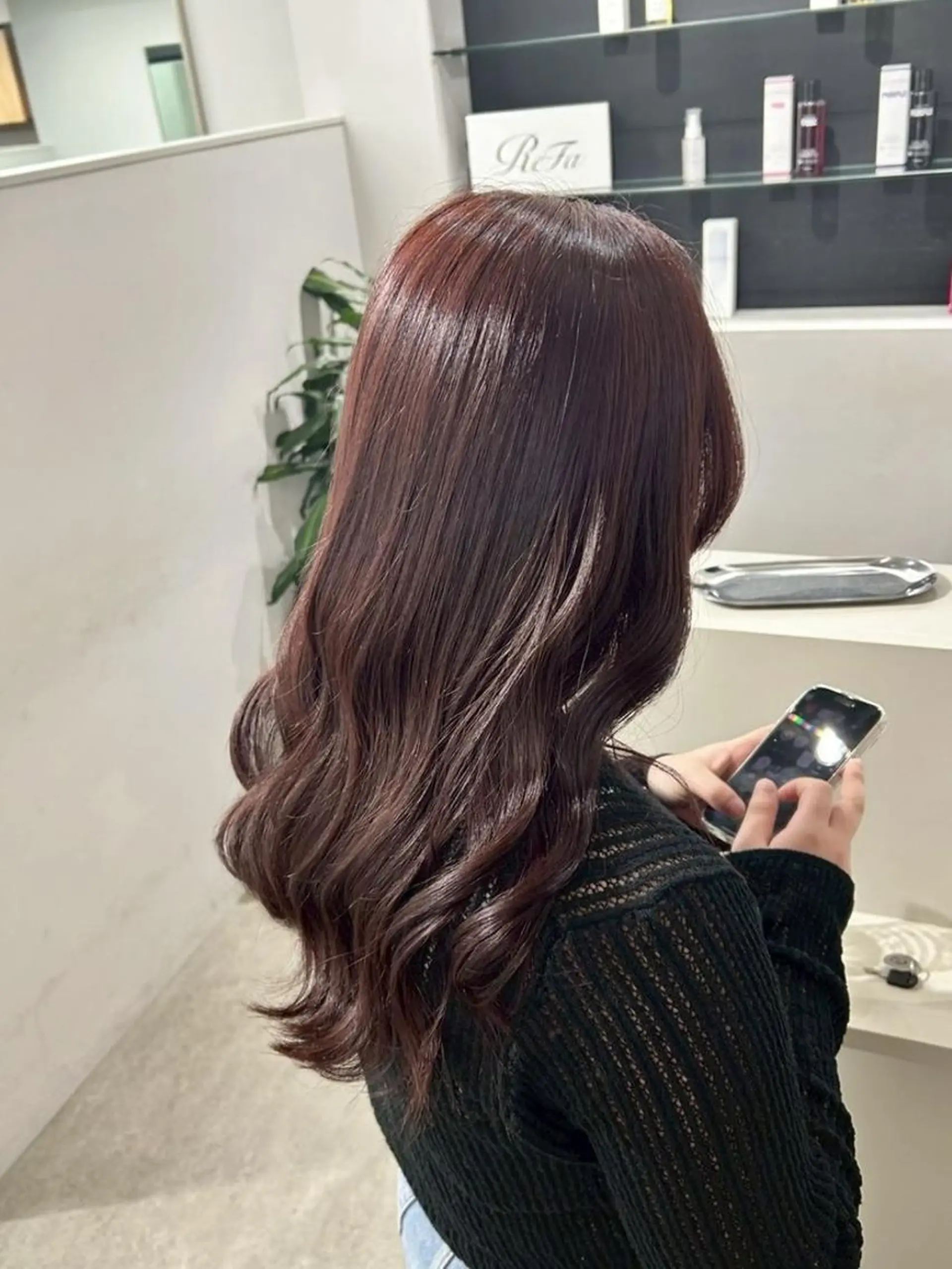 ロング カット ヘアカラー トリートメント ✨【公式】 juhl.横浜✨のヘアスタイル