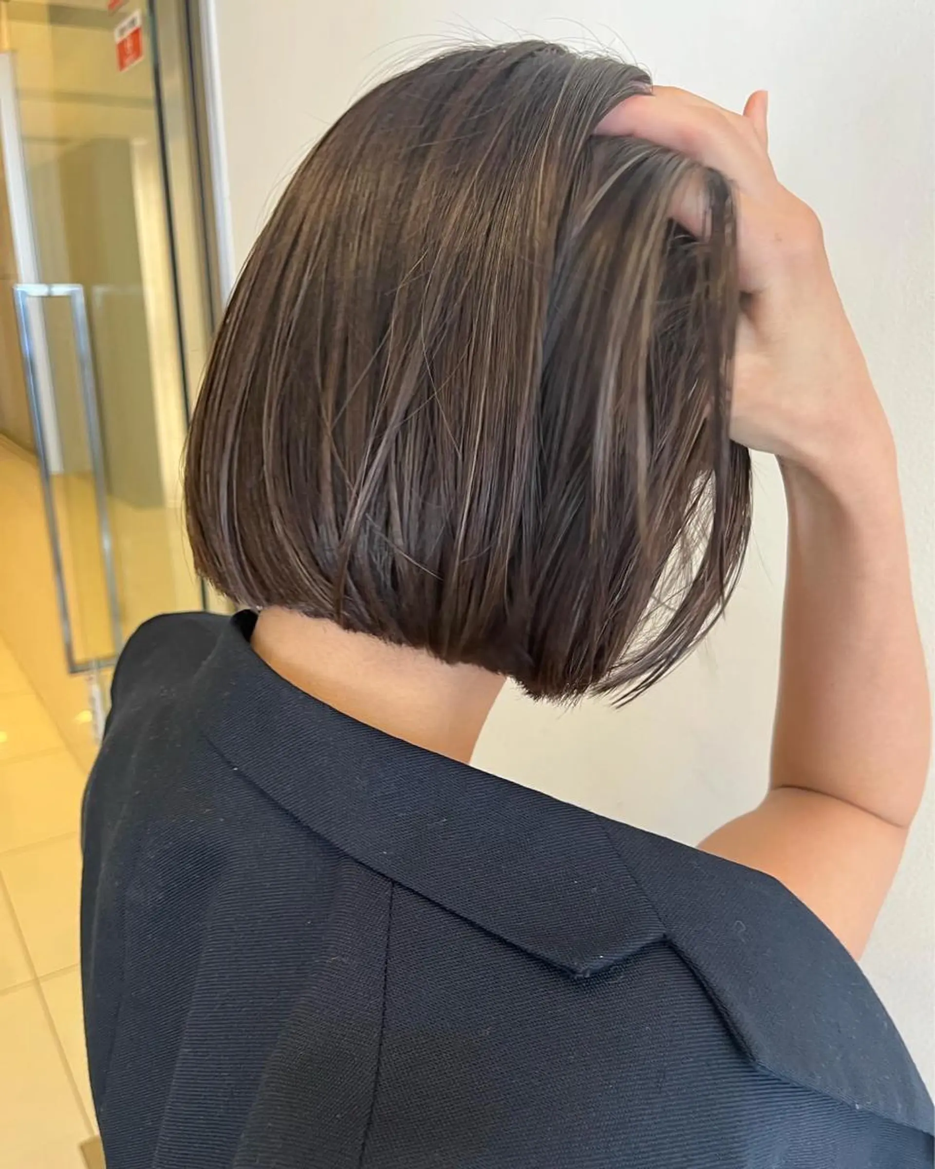 ミディアム ハイライト カット ヘアカラー トリートメント ⭐️ アユミ⭐️のヘアスタイル