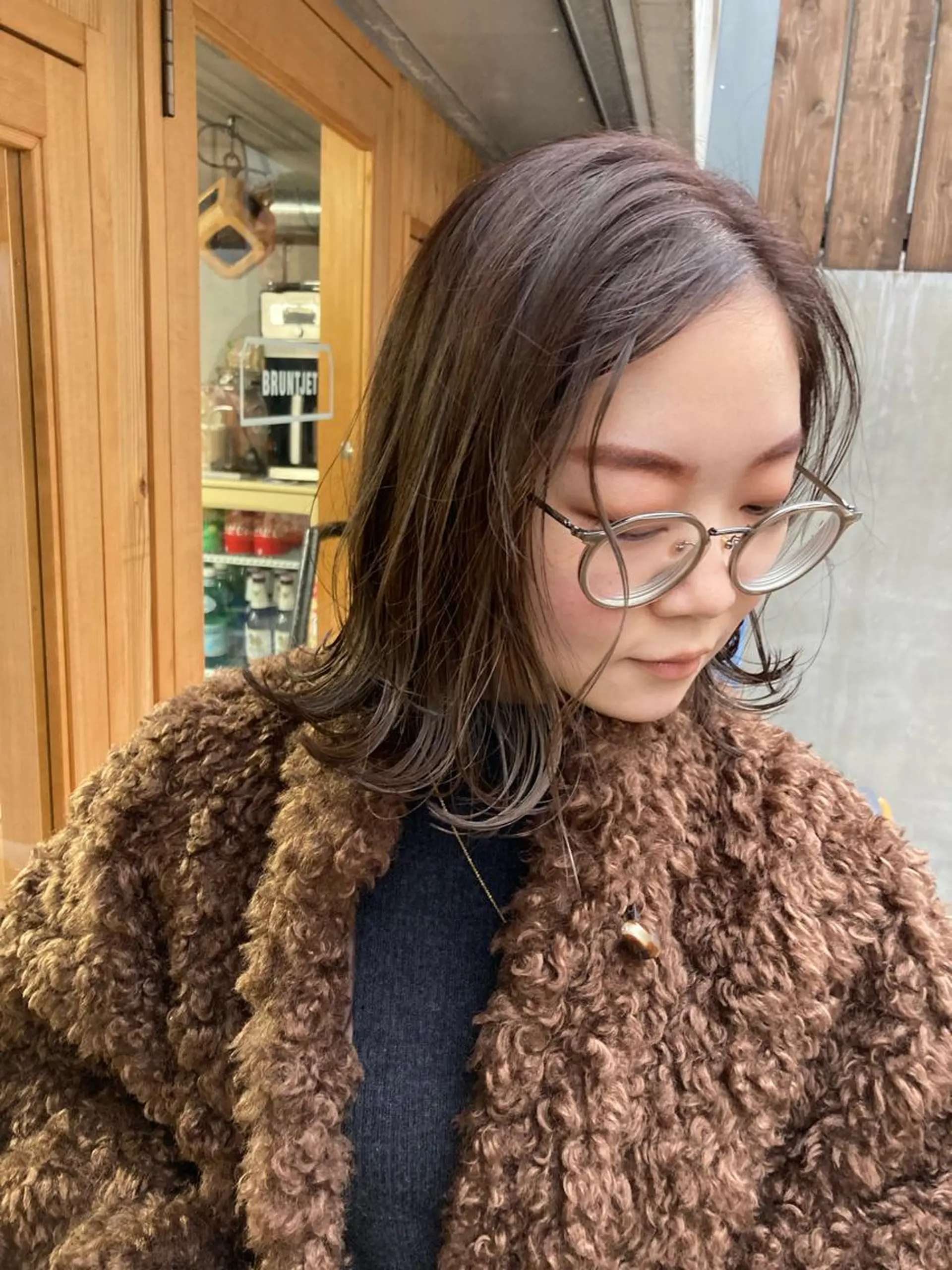 ミディアム カラー パーマ ヘアアレンジ BRUNTJET所属・MAEDA MADOKAのヘアスタイル