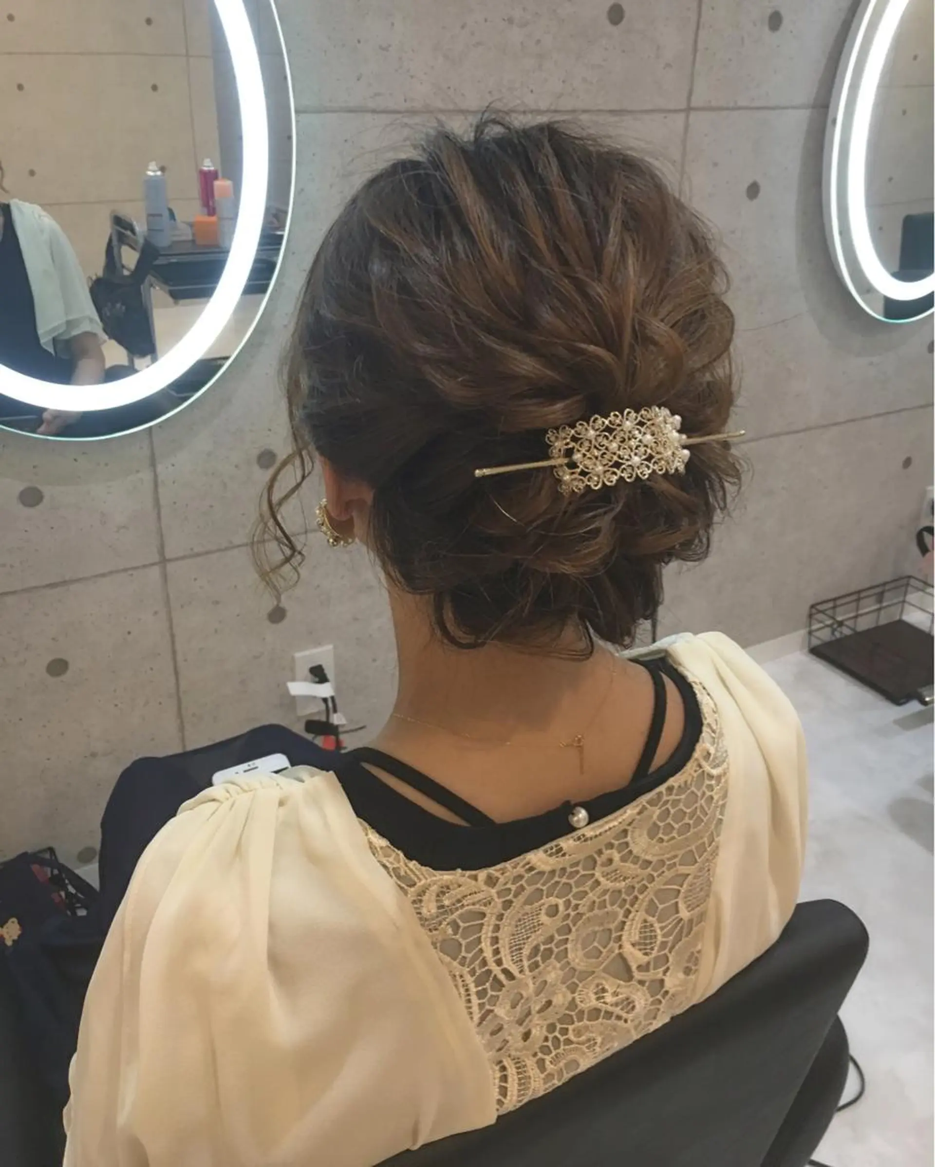 ヘアアレンジ ヘアセット lien natsukiのヘアスタイル