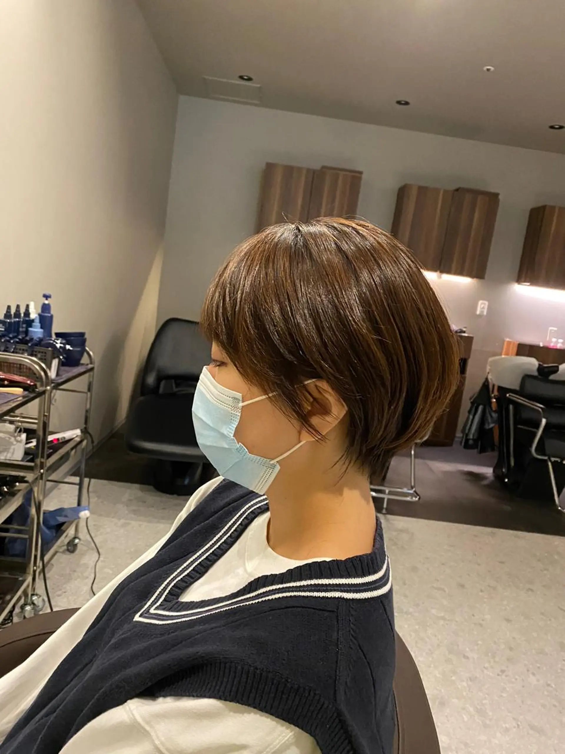 ショート 似合わせカット ショートヘア カット ヘアカラー トリートメント Forest. -髪質改善-のヘアスタイル