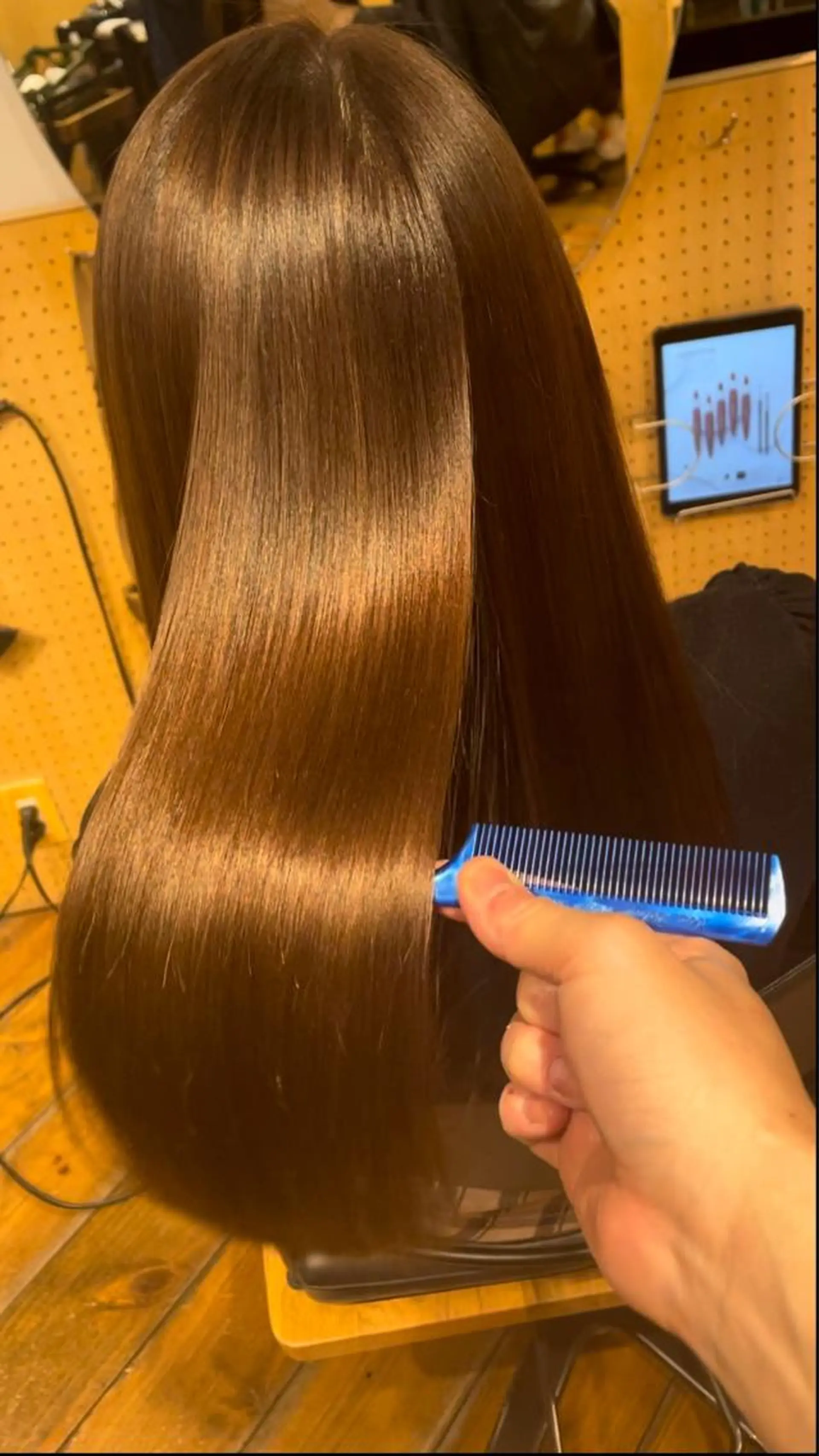 セミロング カラー パーマ ブリーチ ケアブリーチ ダブルカラー ハイライトカラー インナーカラー 【美髪とカット】 AKIFUMIのヘアスタイル
