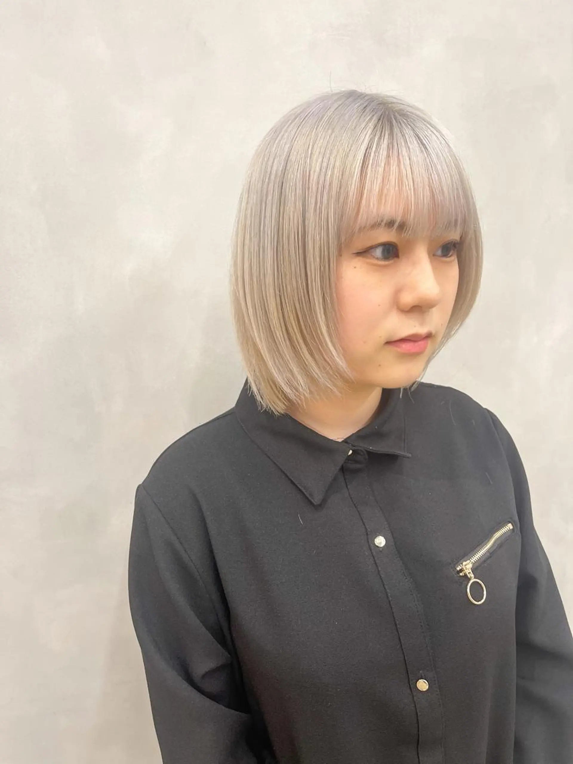 ミディアム カラー ヘアカラー トリートメント 🦋レイヤーカット ミドリカワ🦋のヘアスタイル