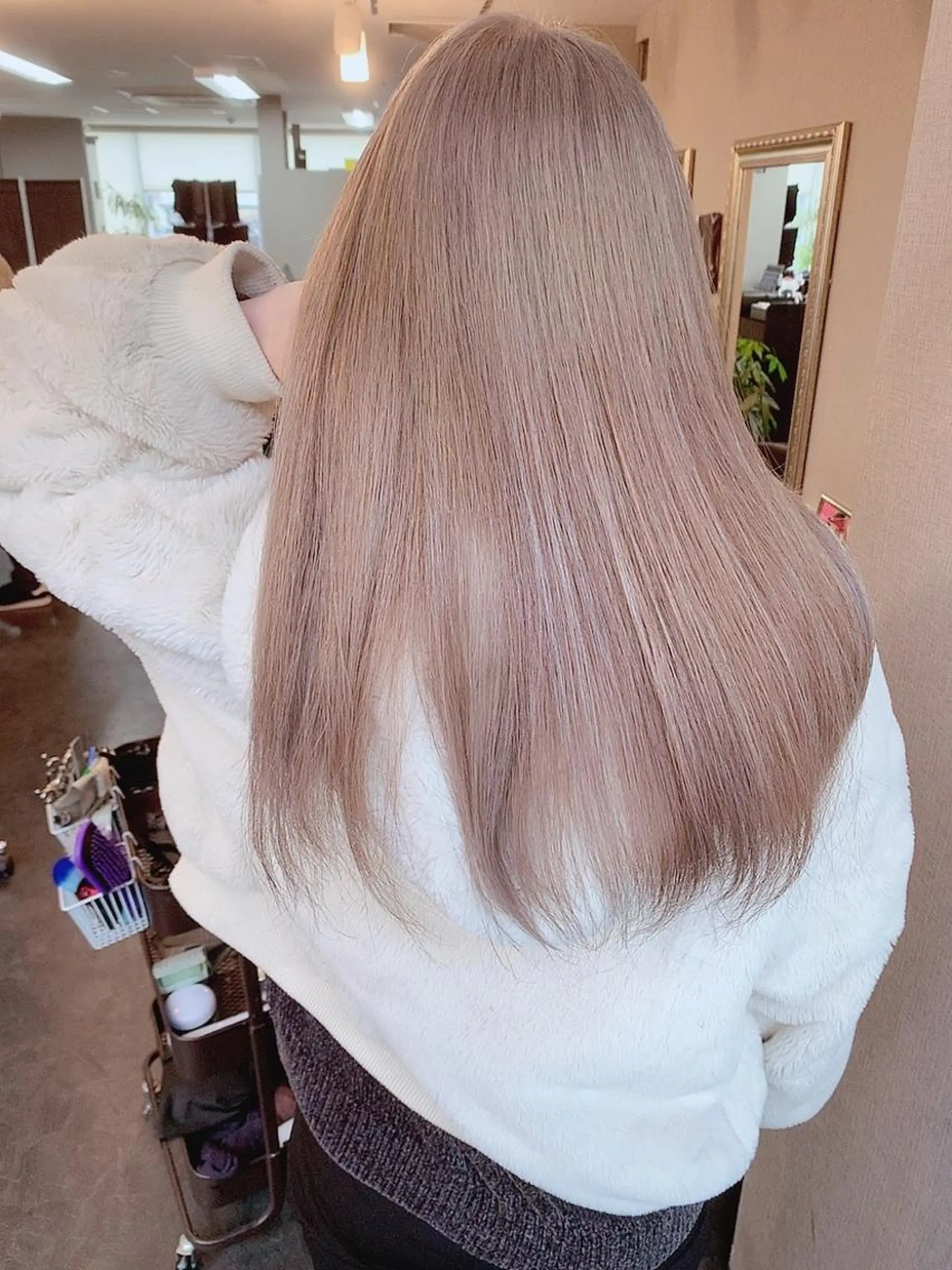 ロング カラー ヘアカラー Selene hair 難波店のヘアスタイル