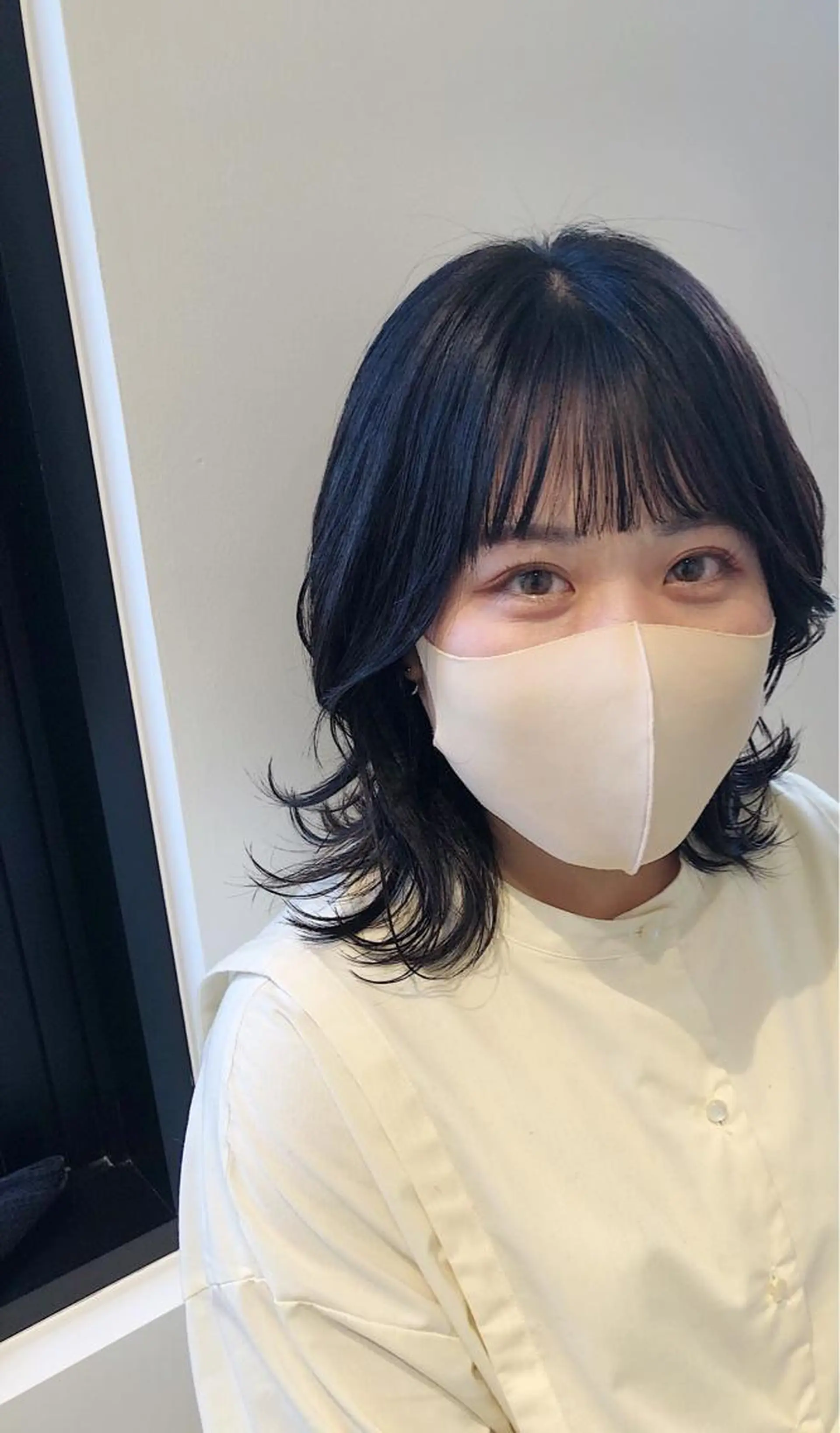 ミディアム くびれヘア くびれレイヤー レイヤーカット カット ヘアカラー トリートメント 髪質改善/顔まわり 石原のヘアスタイル