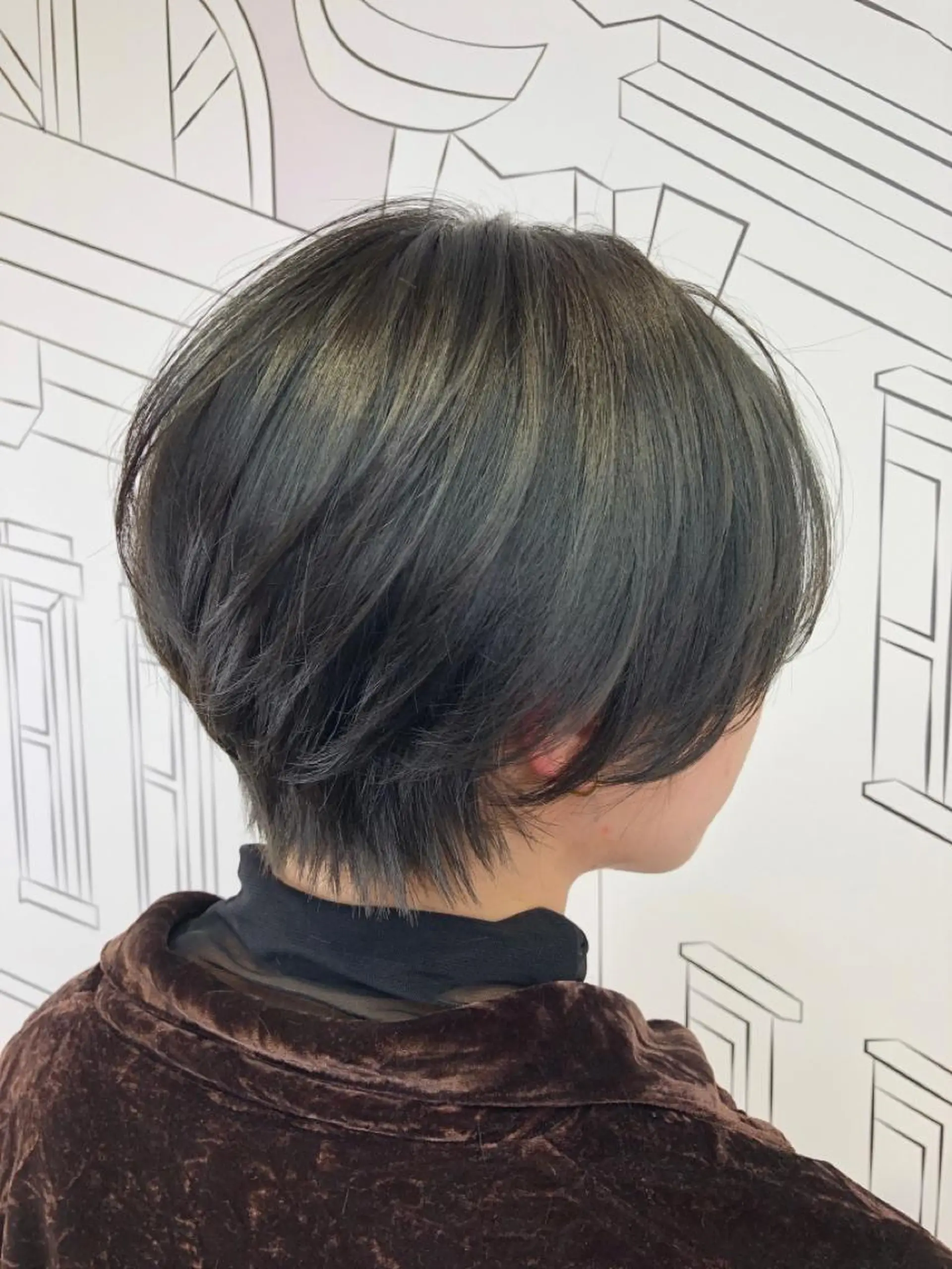ショート 丸みショート ショートヘア レイヤー⭐️カラー ⭐️平川雅史のヘアスタイル