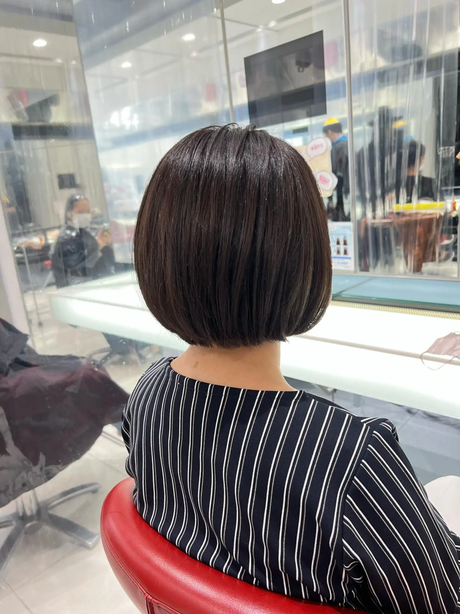 ミディアム カラー ボブ カット ヘアカラー トリートメント ✨髪質改善✨ 田西　基彦のヘアスタイル