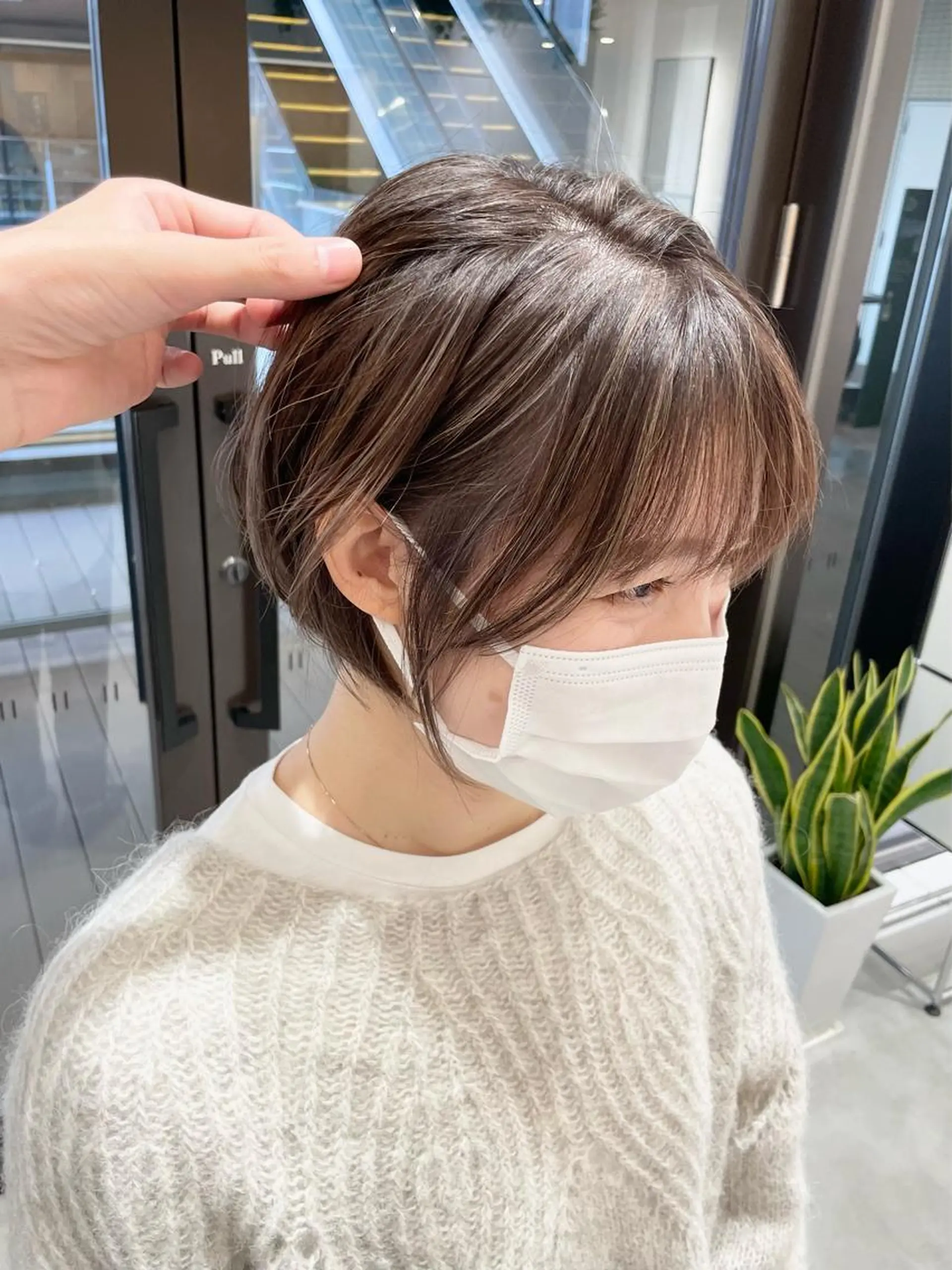ショート カラー 髪質改善/ハイトーン 特化🧡‬‪田中颯士のヘアスタイル