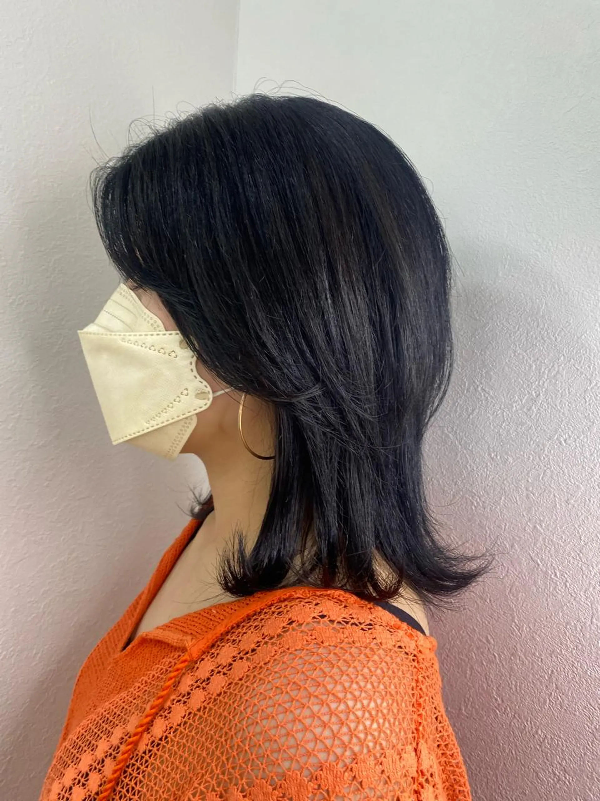 ミディアム レイヤーカット カット hair salon dot.tokyo color所属・MANAMI 🥀ウルフカットのヘアスタイル