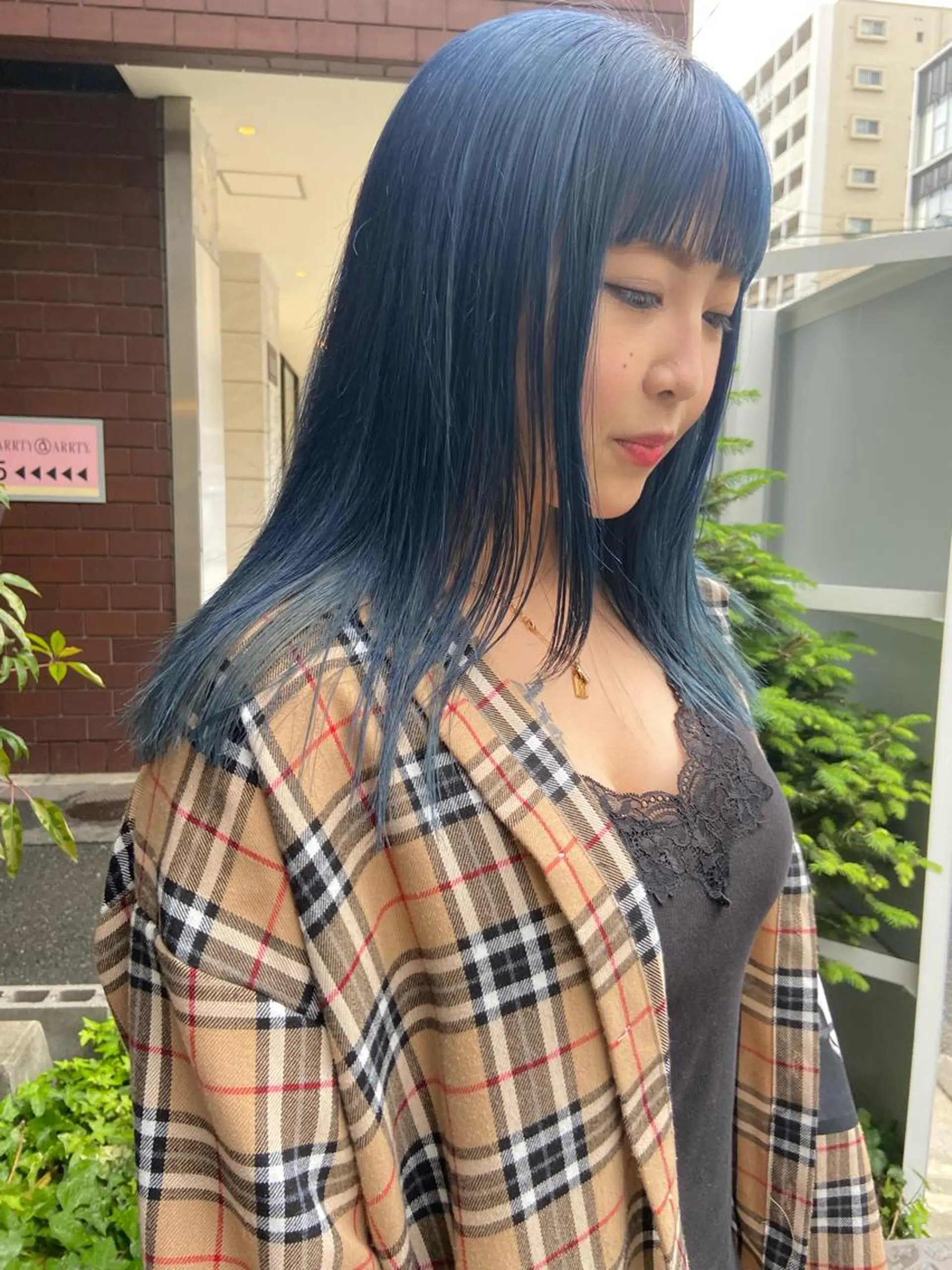 ミディアム カラー ブリーチ ハイトーンカラー ブリーチなしカラー ヘアカラー トリートメント 松尾太樹 【pia】福岡美容室のヘアスタイル