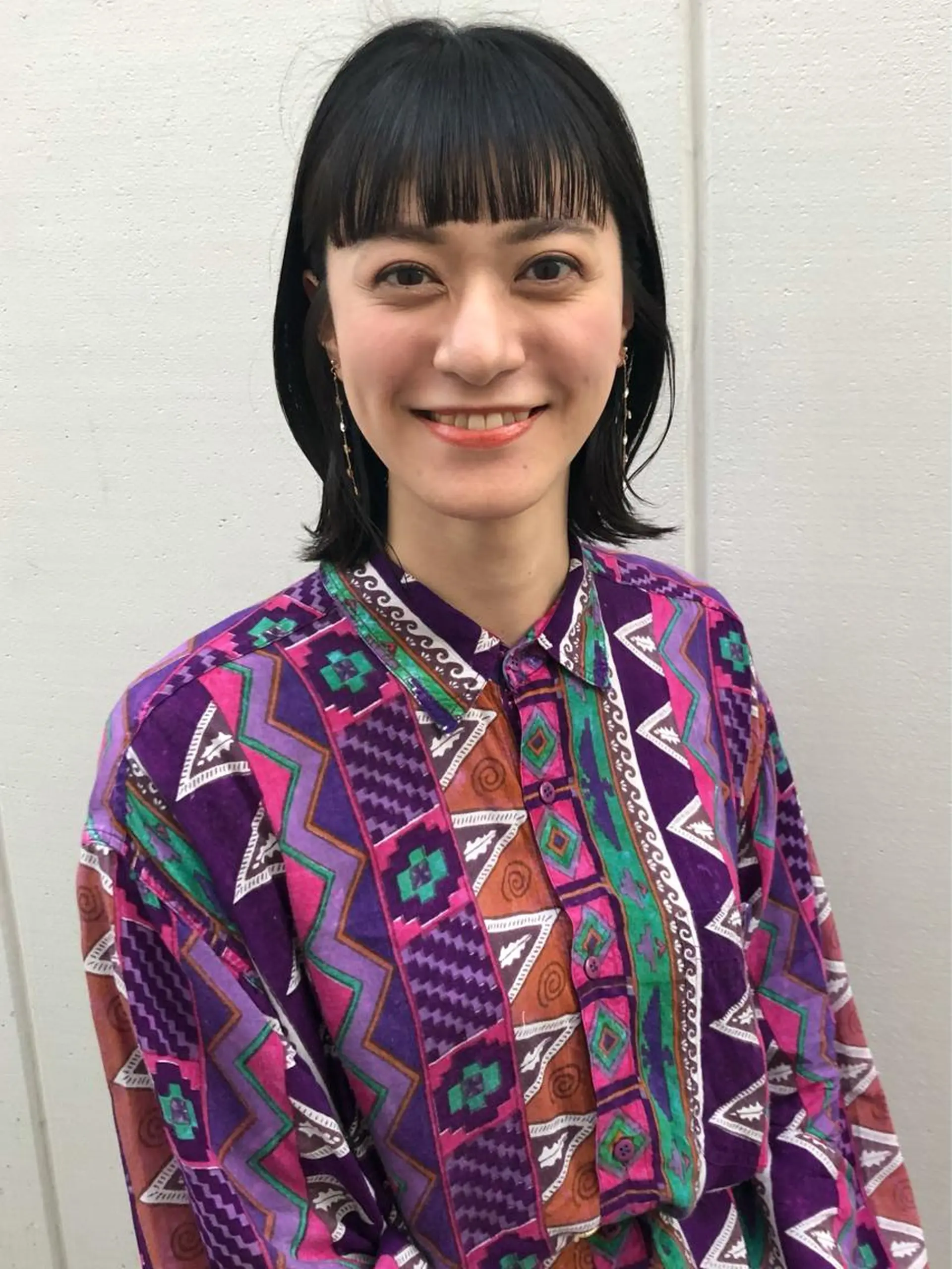 ショート パーソナルカラー 藤本夢のヘアスタイル