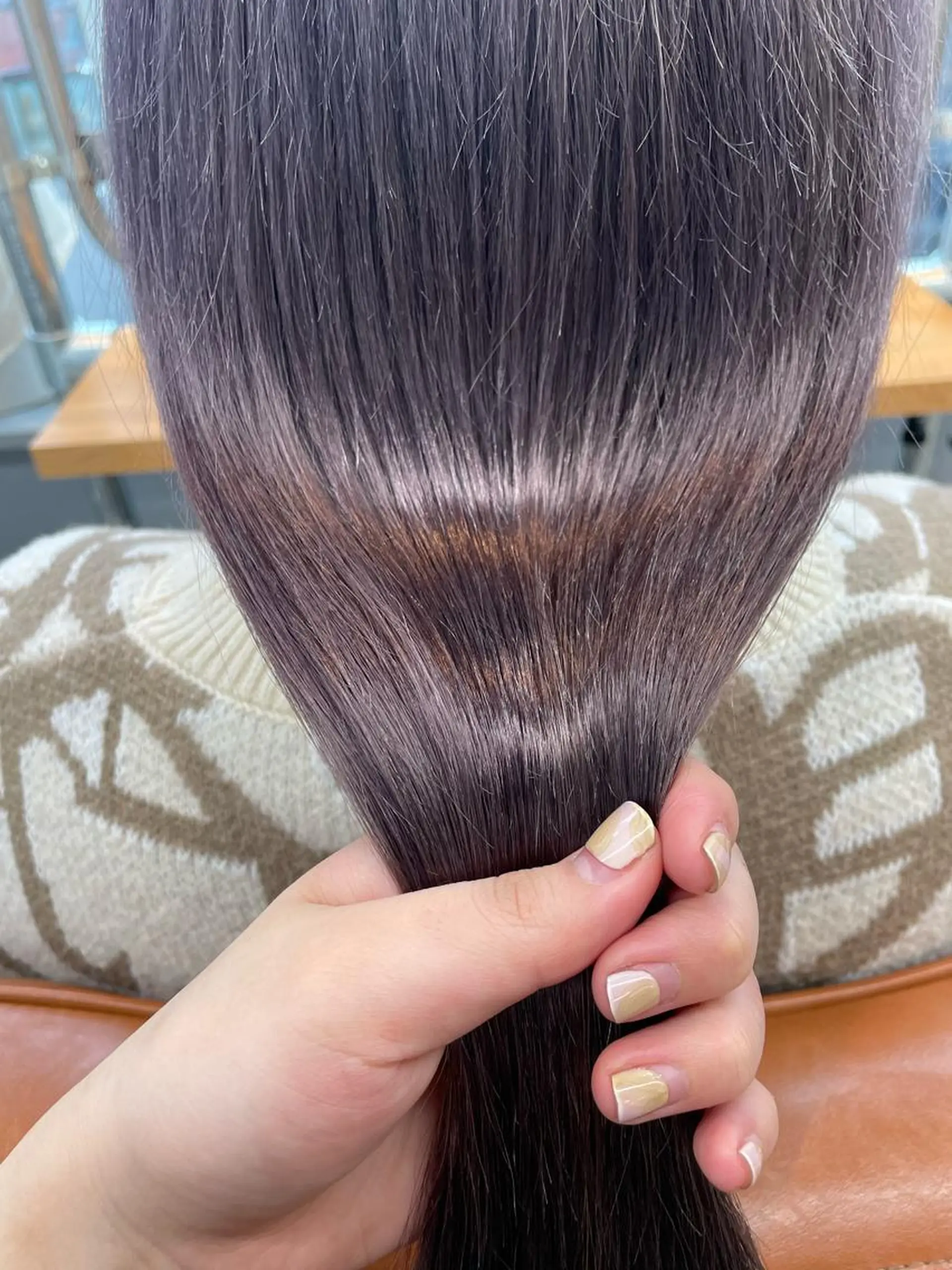 ロング カラー カット ヘアカラー トリートメント yuika .のヘアスタイル