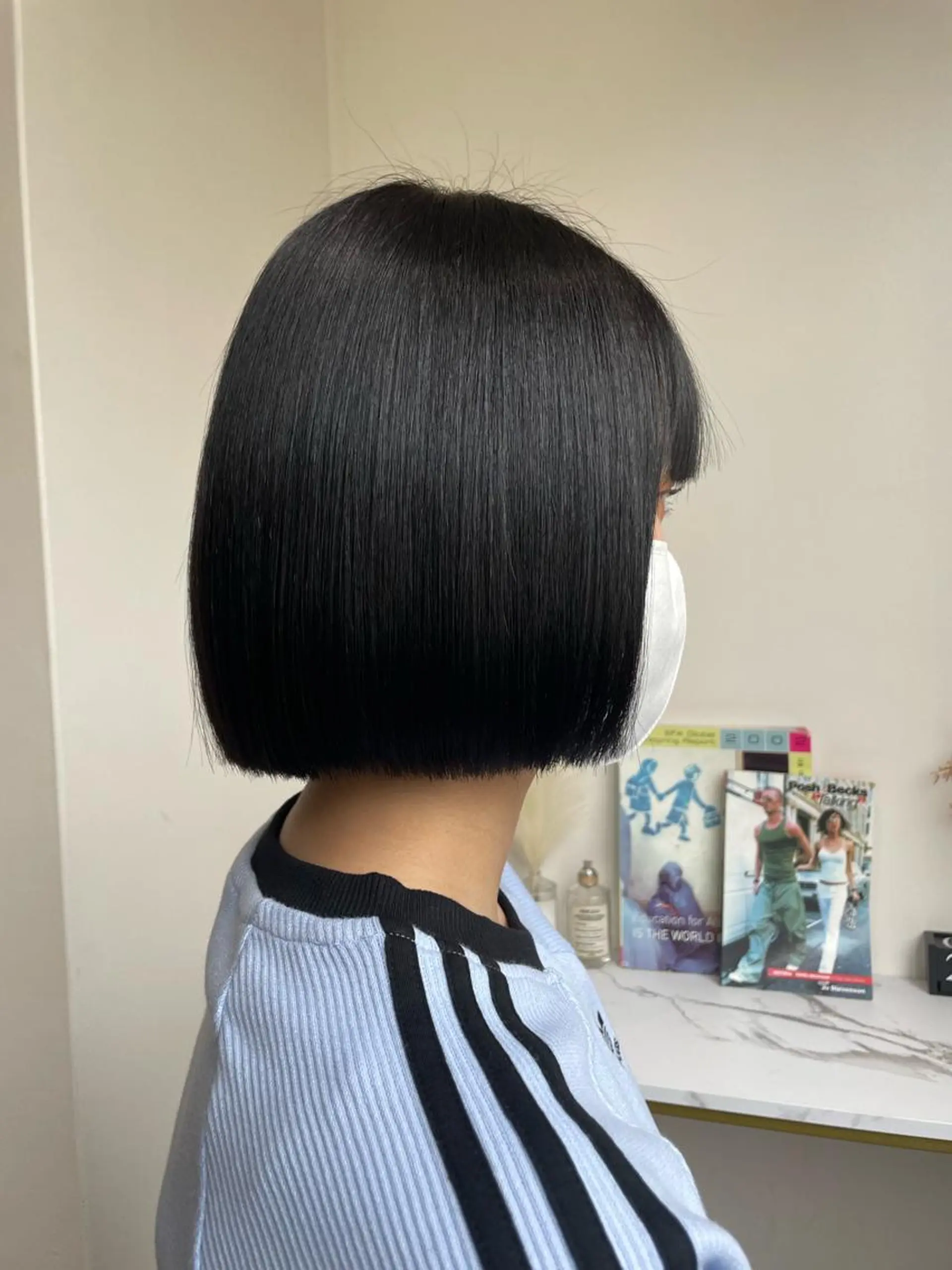 ショート カラー ボブ カット トリートメント ayaka🌹 艶カラー&小顔カットのヘアスタイル