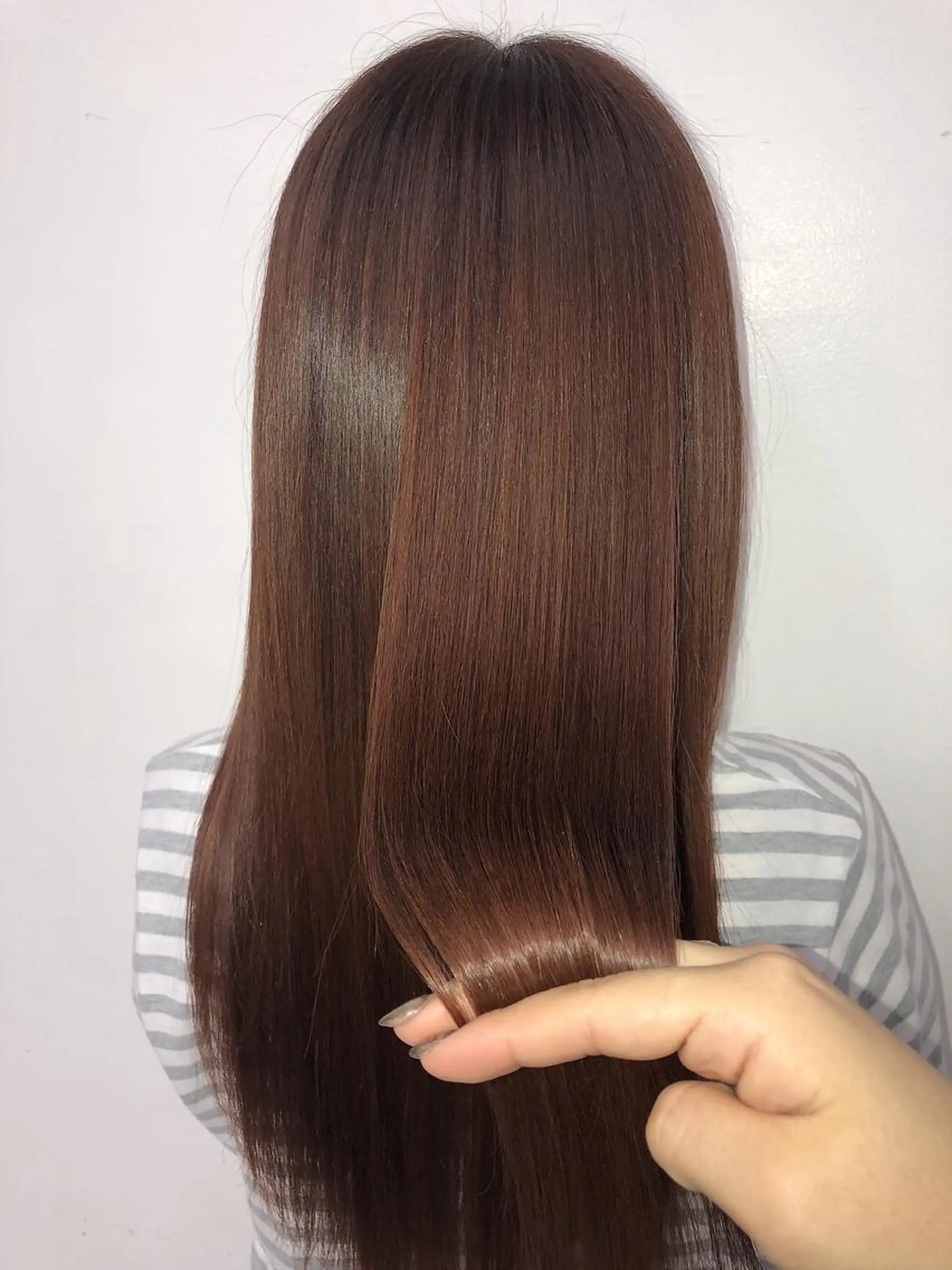 セミロング 髪質改善 トリートメント 岩崎 裕司のヘアスタイル