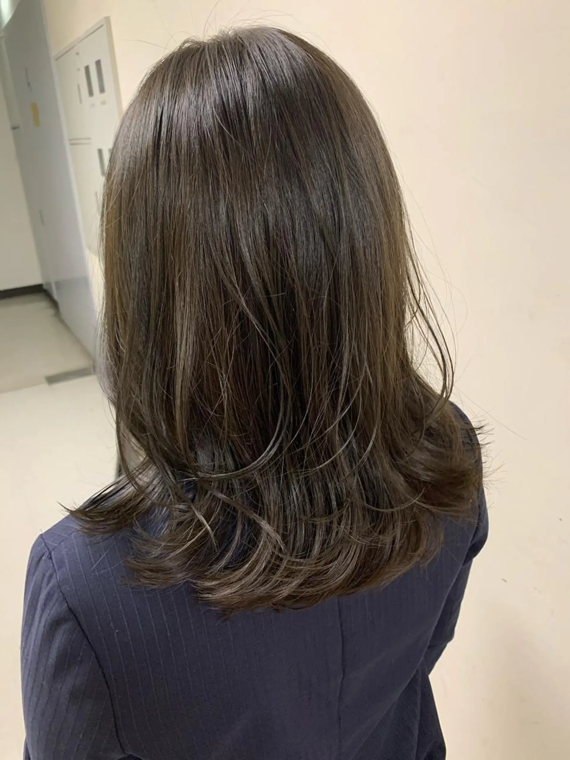 ロング カラー ベージュカラー ブリーチ ケアブリーチ ダブルカラー ハイライトカラー カット ヘアカラー トリートメント オクミヅキ /髪質改善/梅田🫧のヘアスタイル