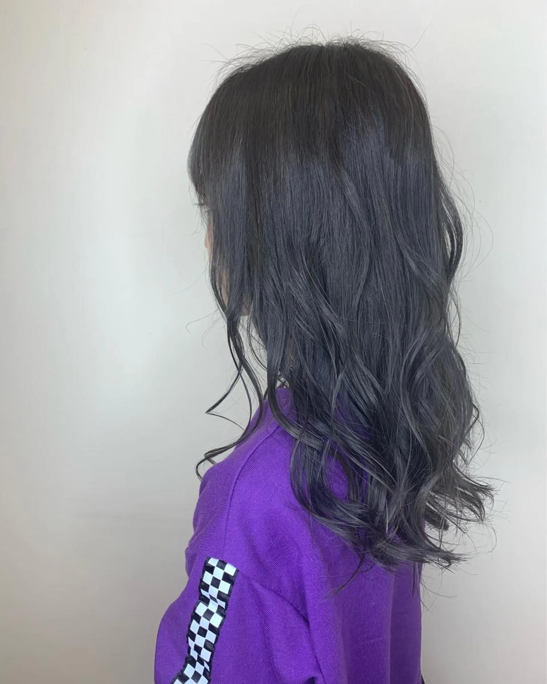 ロング カラー ブルーカラー ブルージュ ダブルカラー ヘアカラー トリートメント 艶髪クリエイター 秋田 聖也🪽のヘアスタイル