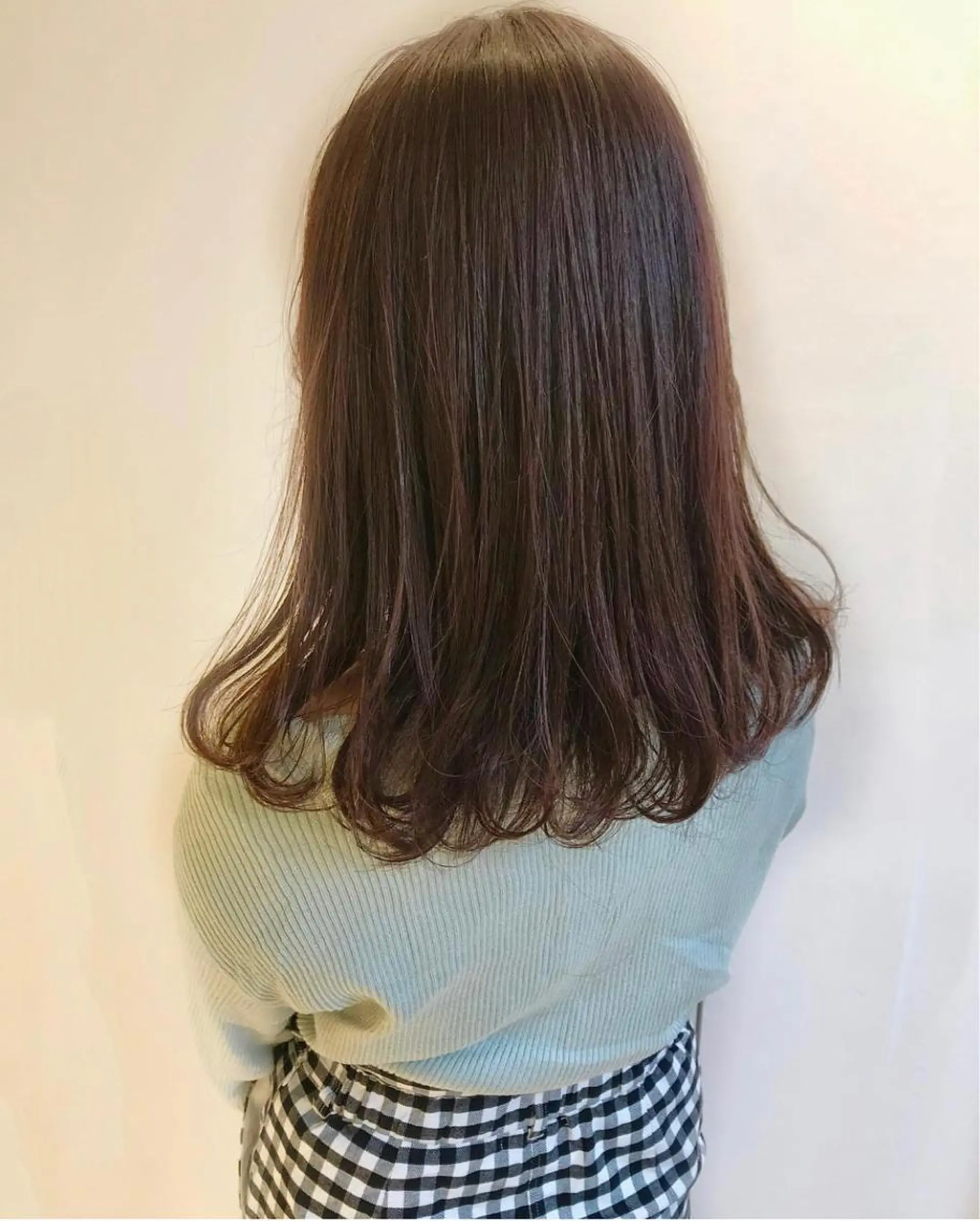 セミロング ParveMix 佐々木梨紗🤍のヘアスタイル