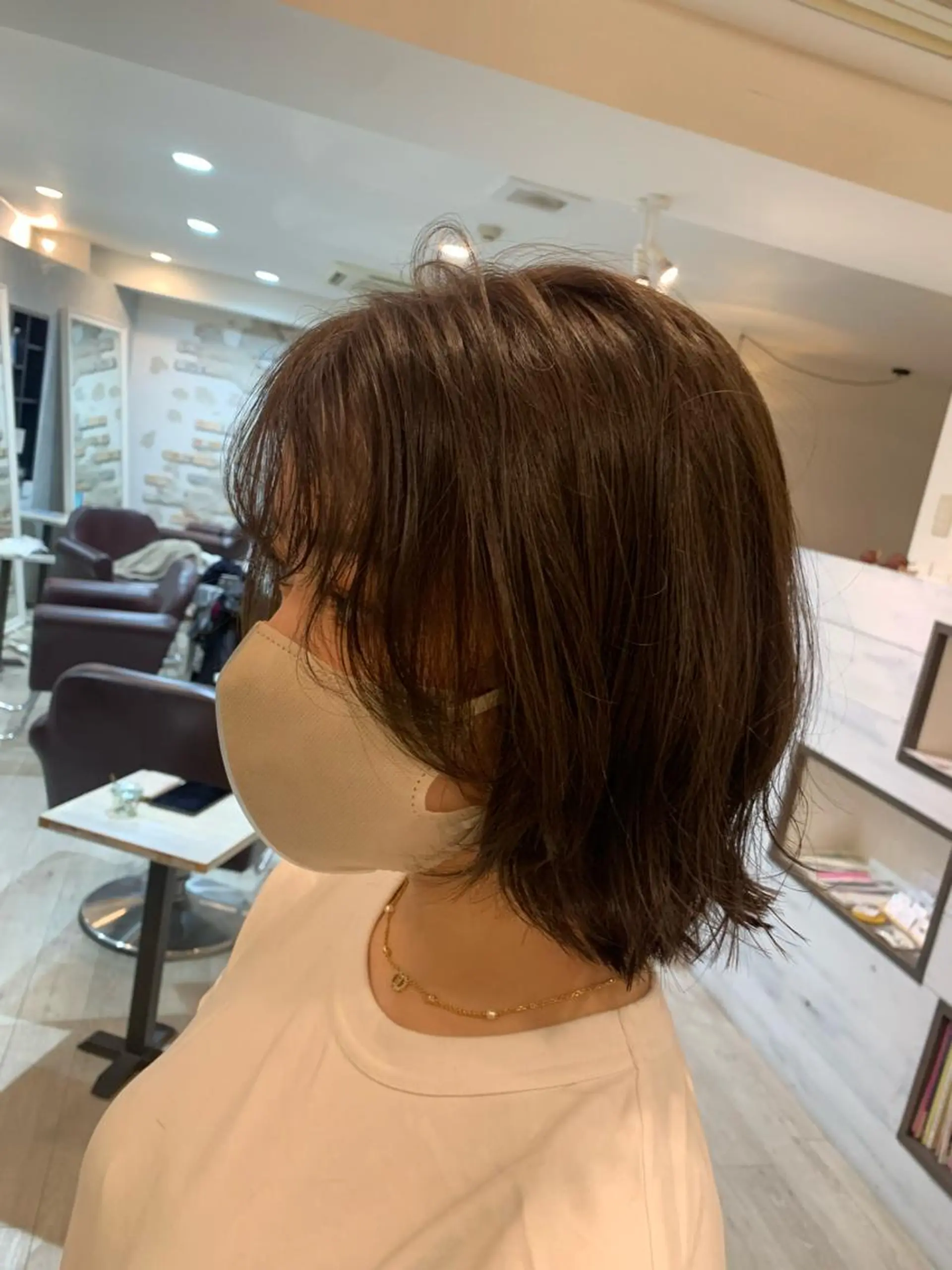 ミディアム ボブ mono.所属・南茨/ヘッドスパ /カット/momoのヘアスタイル