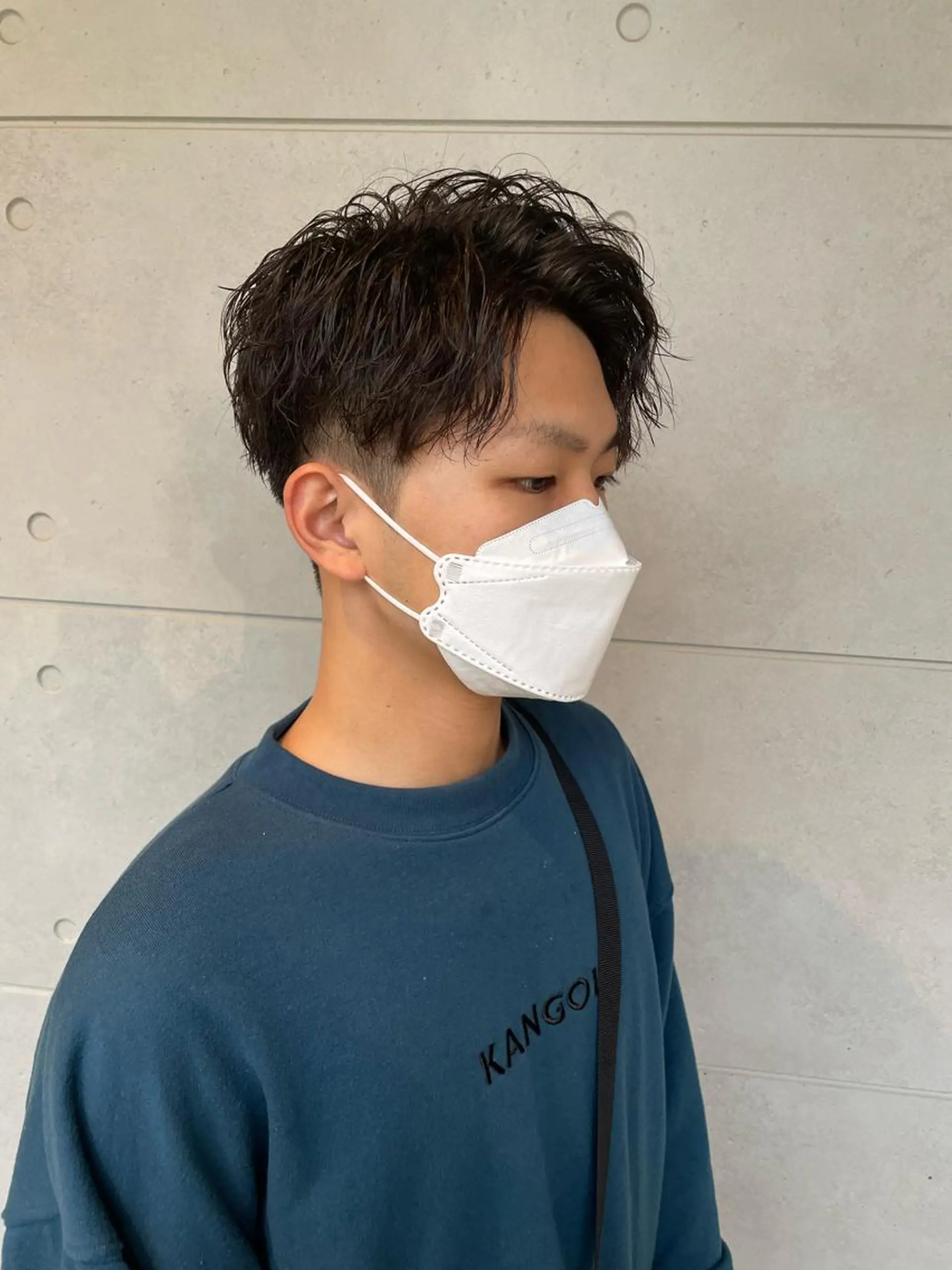 ショート パーマ メンズ パーマ メンズヘア特化 崎田 成人のヘアスタイル