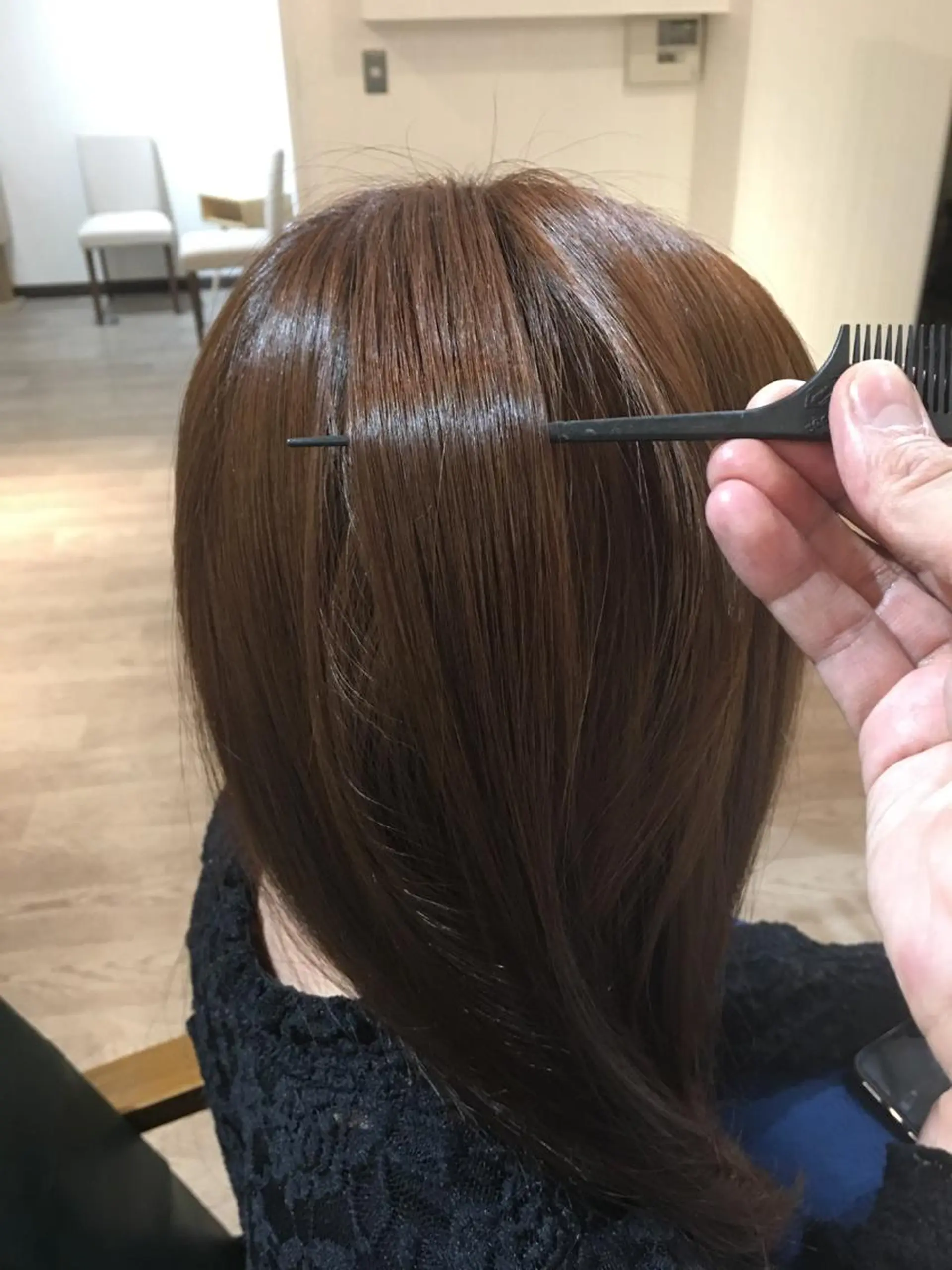 ロング カラー トリートメント カット ヘアカラー トリートメント さとう ダリューシュたかひこのヘアスタイル