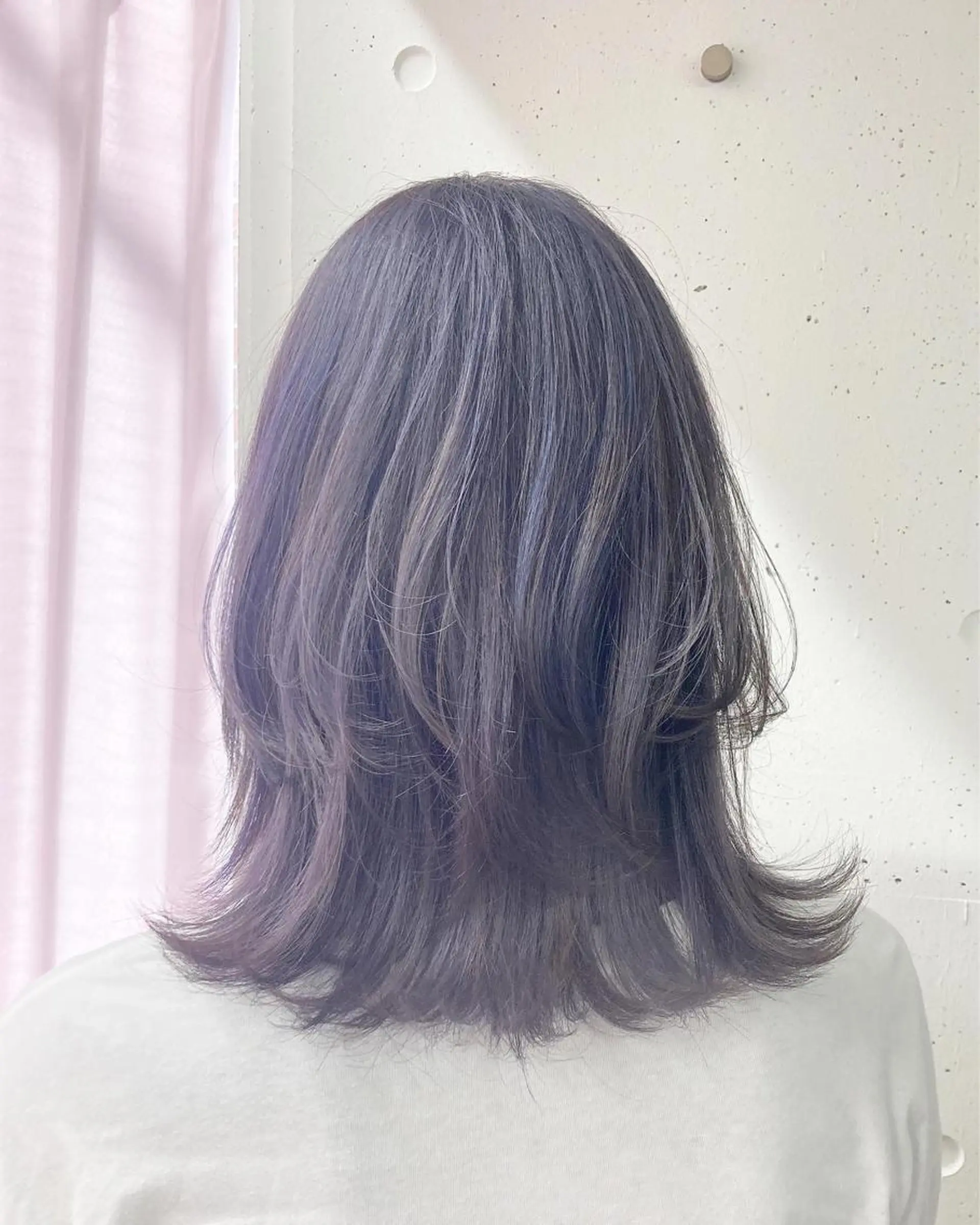 セミロング カラー グレージュ ミルミー美容室所属・🦄💒💓齎藤 七海子🦄💒💓のマツエク・マツパデザイン