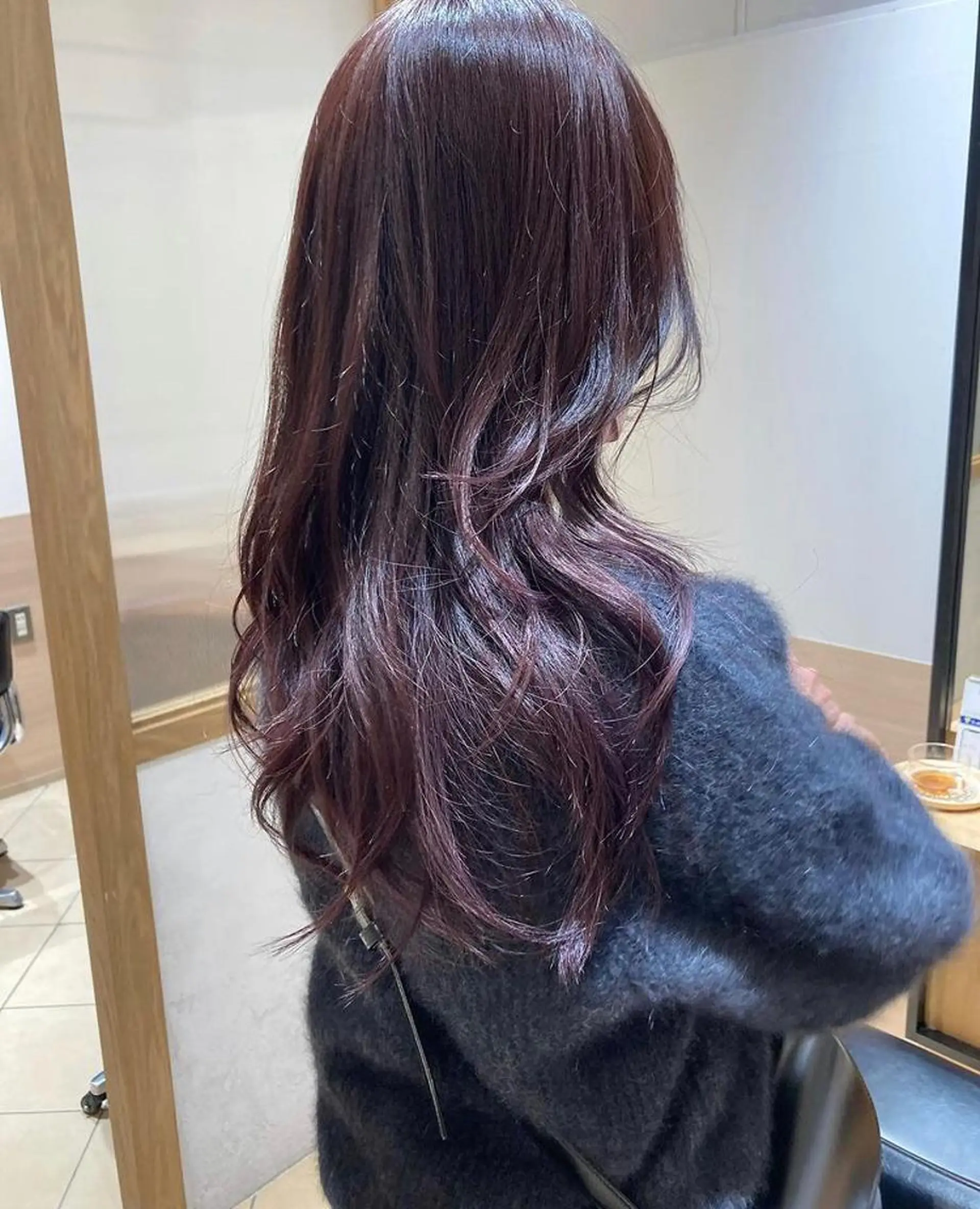 ロング ヘアカラー トリートメント icie所属・大阪ヴィーガンサロン KANAKOのヘアスタイル